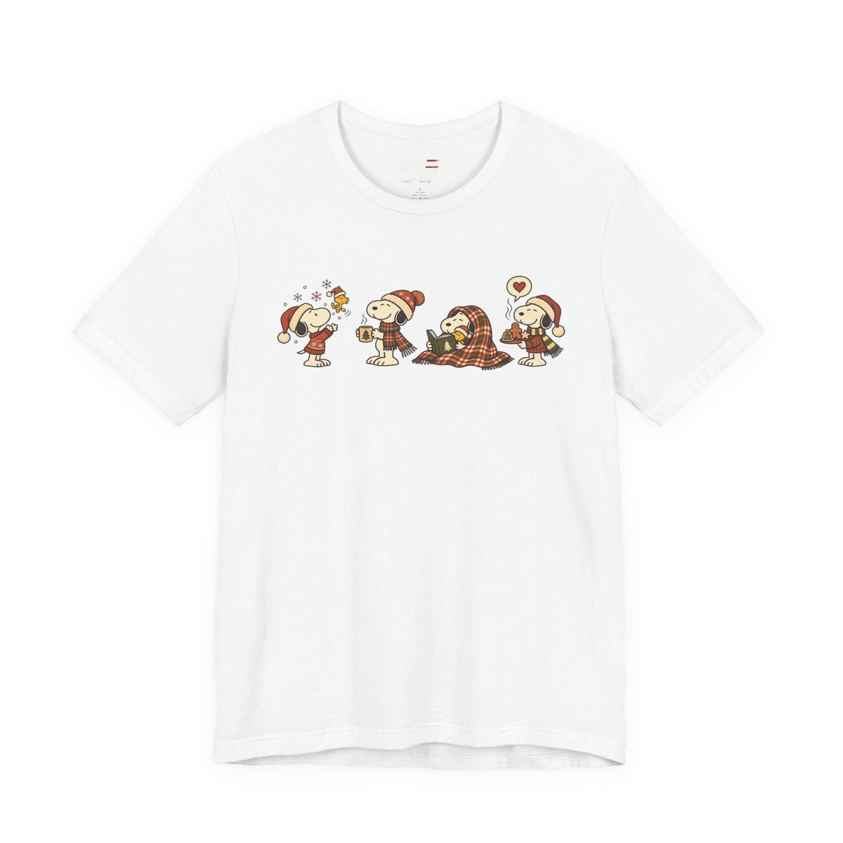 Cozy Christmas Snoopy Shirt - product mockup view 10