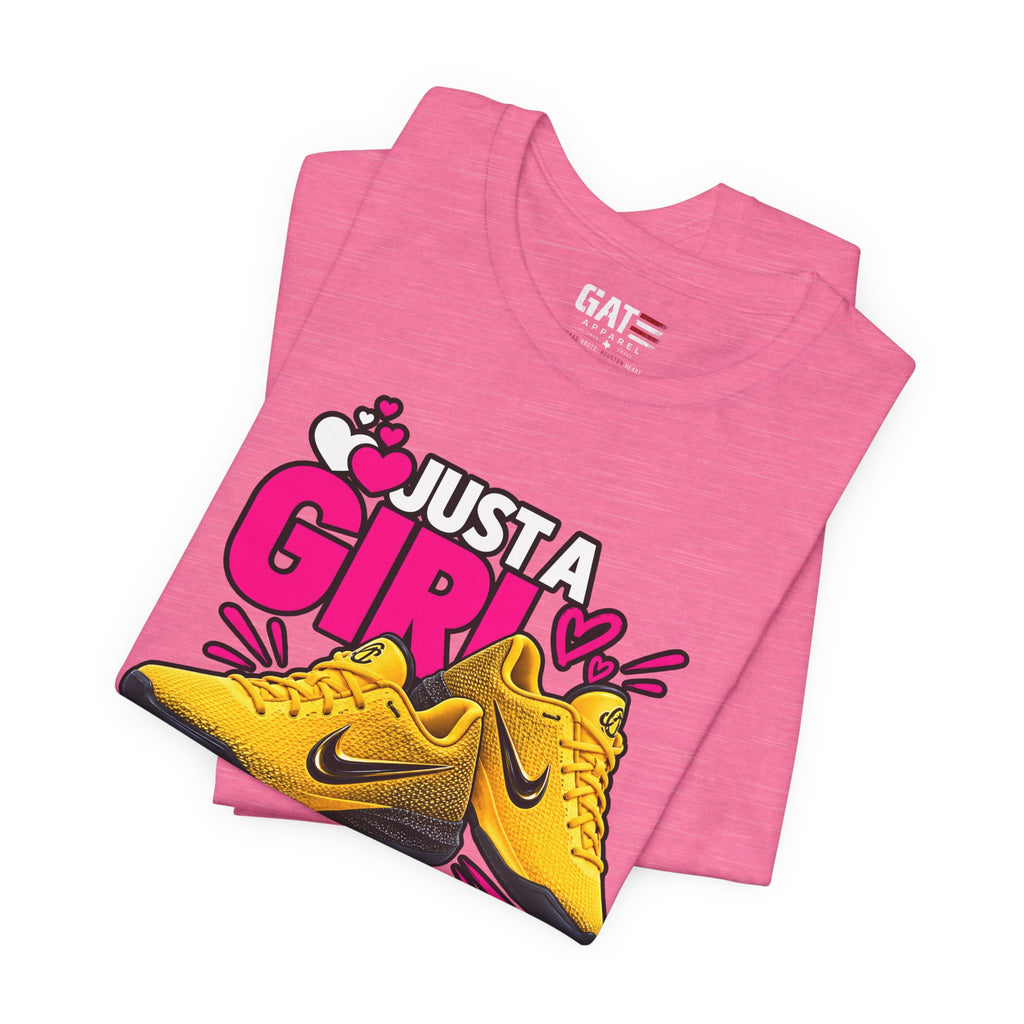 Caitlin Clark Caitlin 1s Just a Girl Sneaker Shirt | Style 3