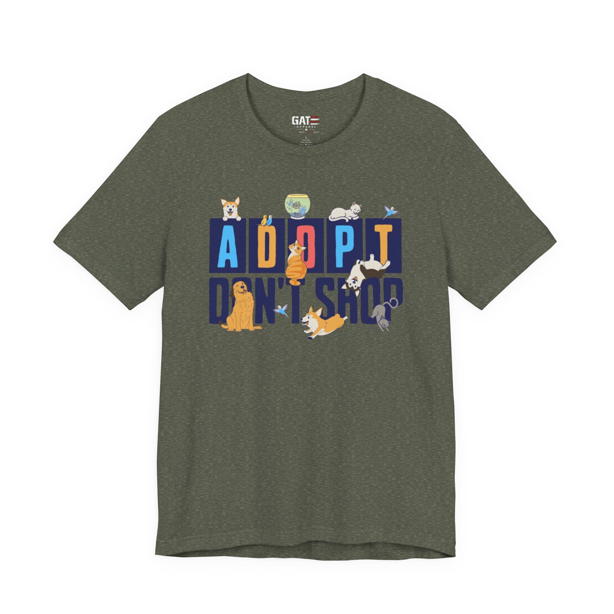 Adopt Don't Shop Rescue Pet T-Shirt