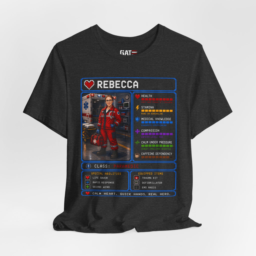 Custom Paramedic RPG Character Shirt | Personalized EMT Gift