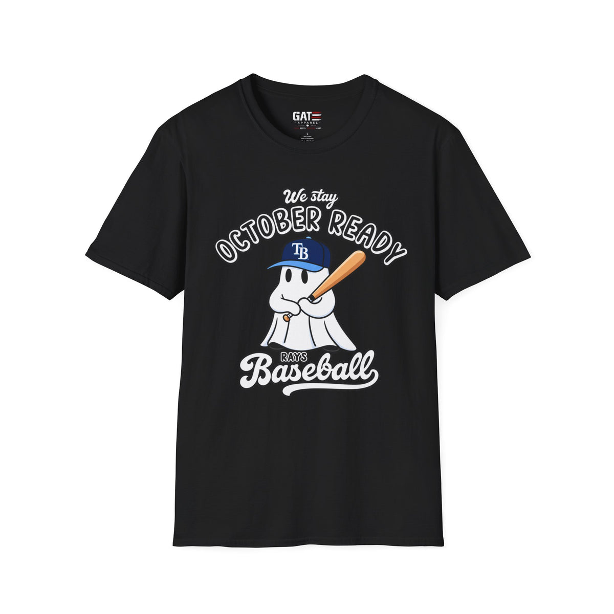 Tampa Bay Rays October Ready Halloween baseball shirt mockup