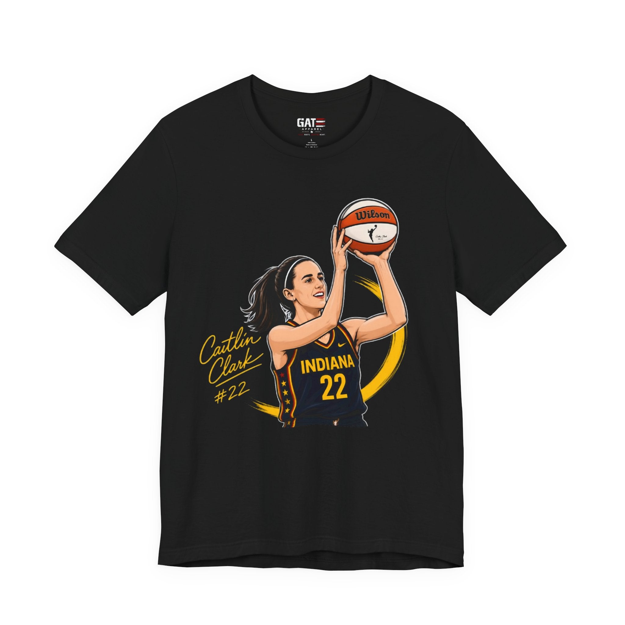 Indiana Fever Caitlin Clark #22 Basketball Tee — Women’s WNBA Fan Shirt