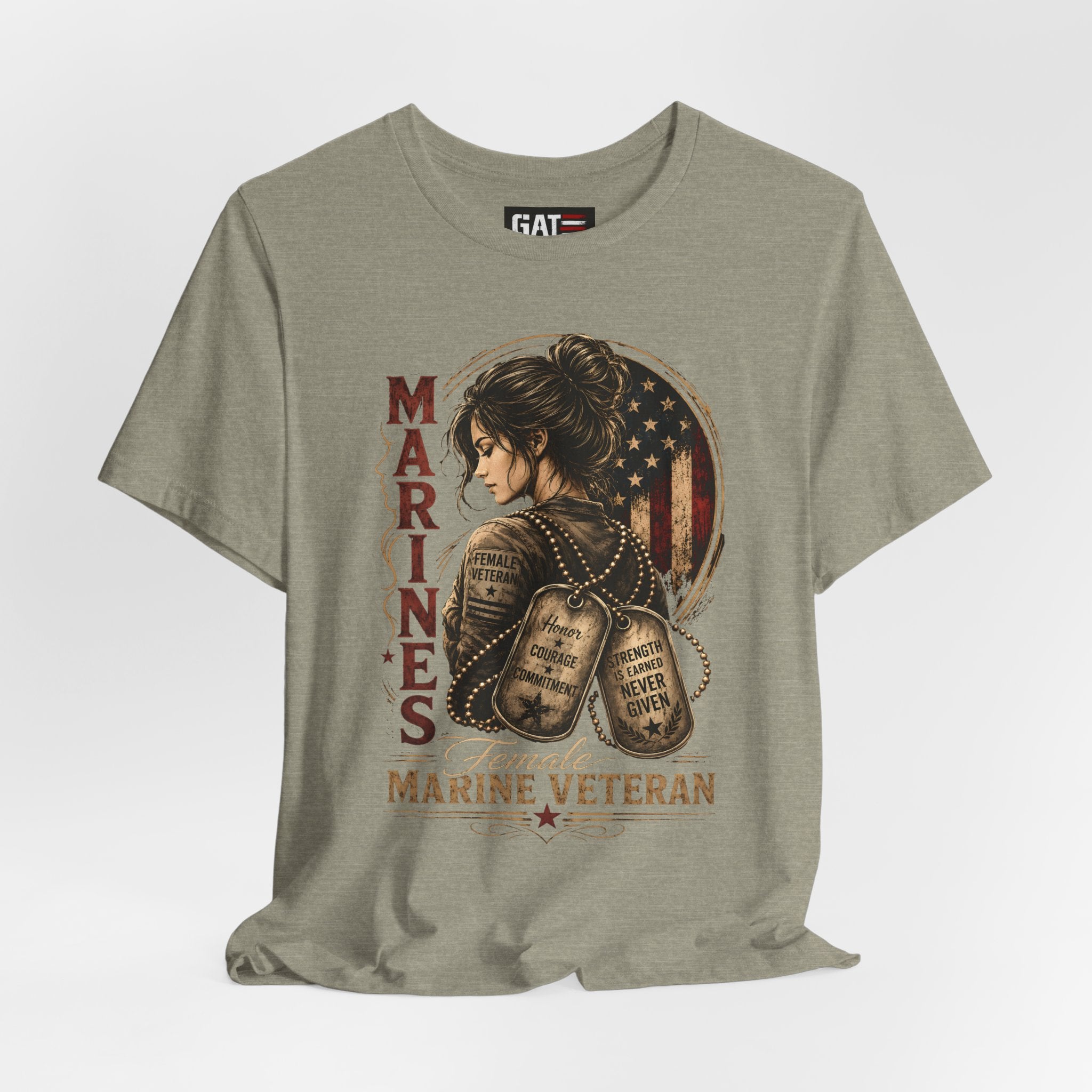 Female Marine Veteran Shirt Women Veteran Tee, Female Veteran Gift, Patriotic Military Shirt Women