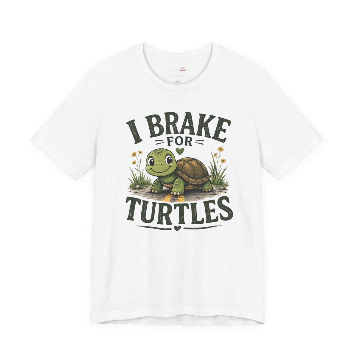 I Brake for Turtles Shirt | Funny Turtle Lover Tee