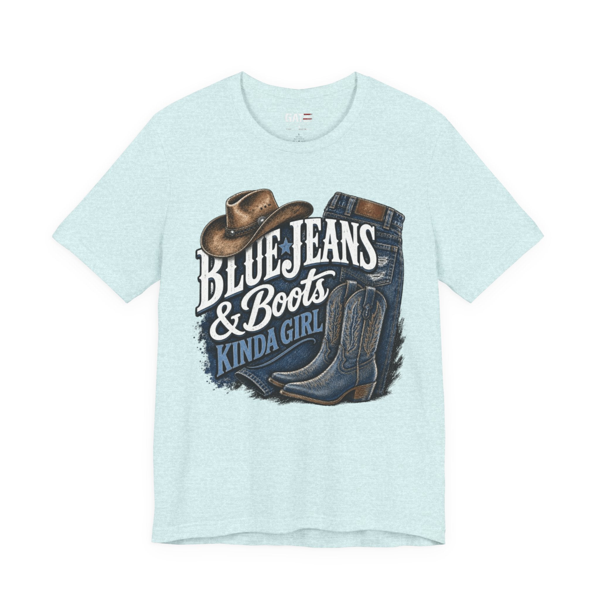 Blue Jeans & Boots Kinda Girl Country Cowgirl T‑Shirt