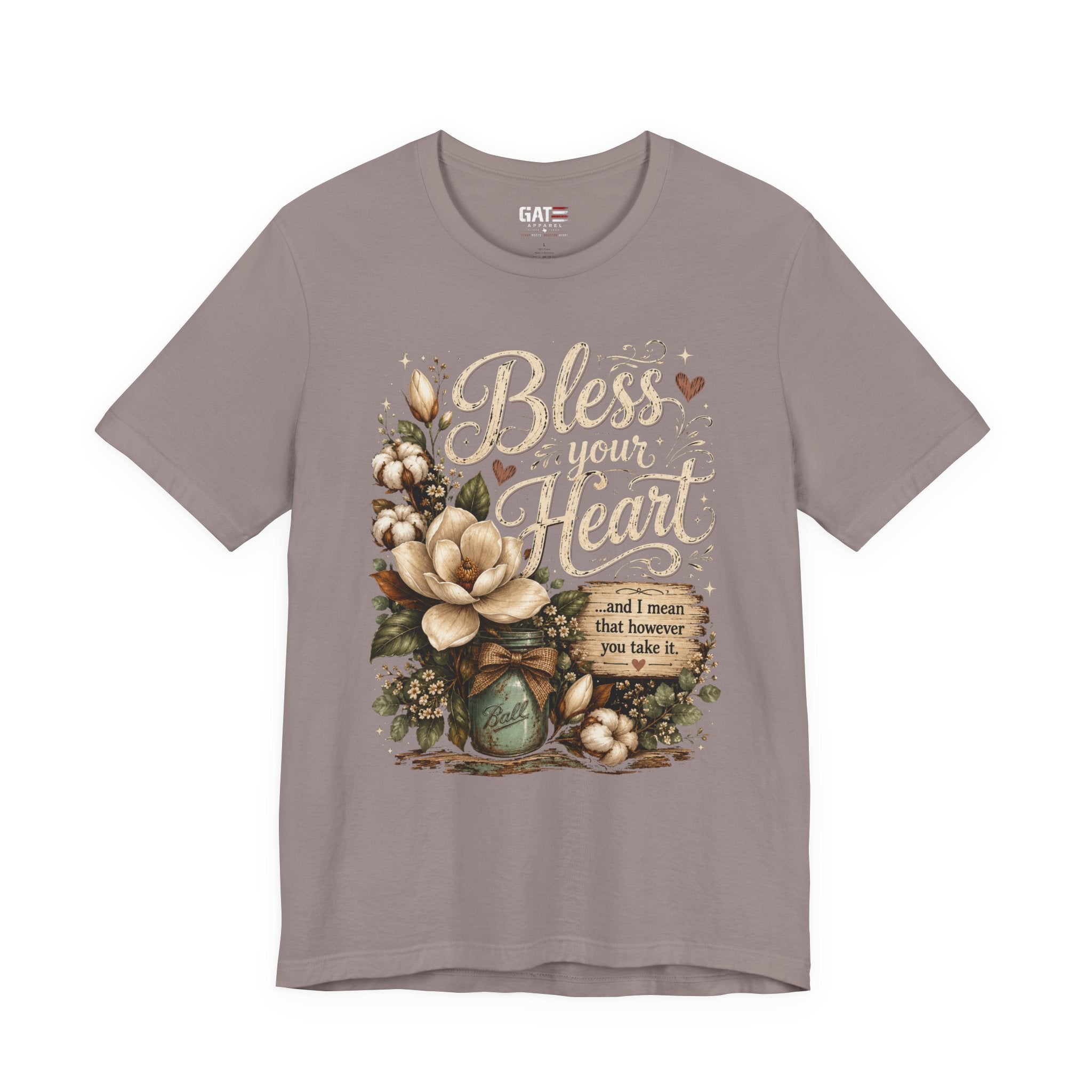 Funny Southern Shirt, Bless Your Heart Tee, Southern Humor Graphic Tee, Magnolia Floral Shirt, Country Girl Gift, Farmhouse Style Tee