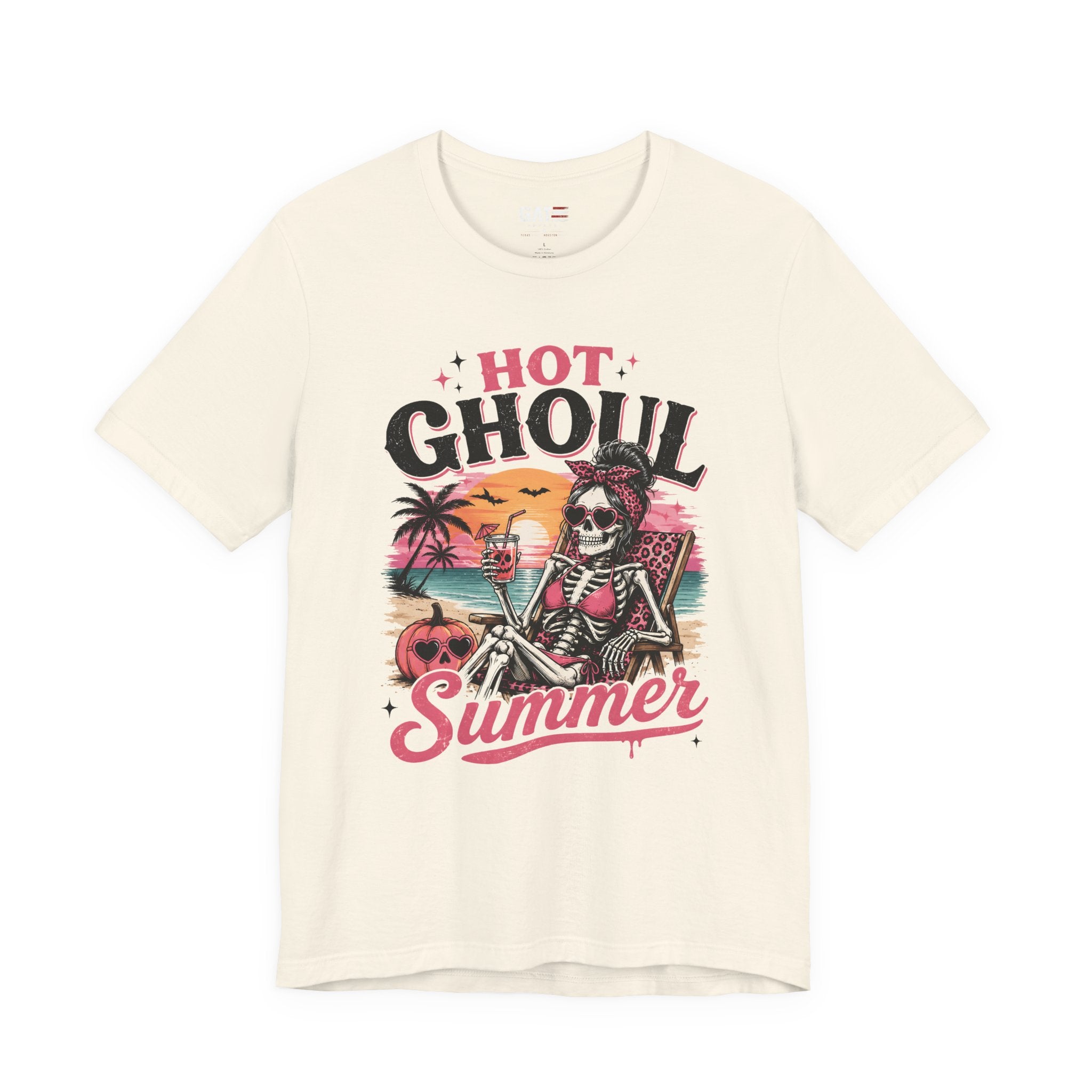 Summerween Shirt, Spooky Beach Shirt, Ghost Beach Tee, Halloween Beach Shirt, Coastal Halloween Tee, Tropical Ghost Shirt
