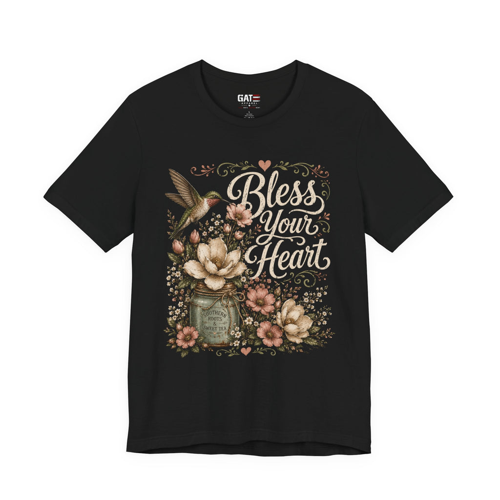 Funny Southern Shirt, Bless Your Heart Tee, Southern Humor Graphic Tee, Magnolia Floral Shirt, Country Girl Gift, Farmhouse Style Tee