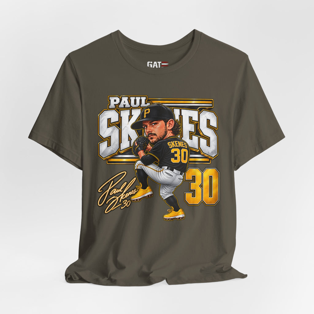 Paul Skenes Pittsburgh Pirates #1 Baseball Tee