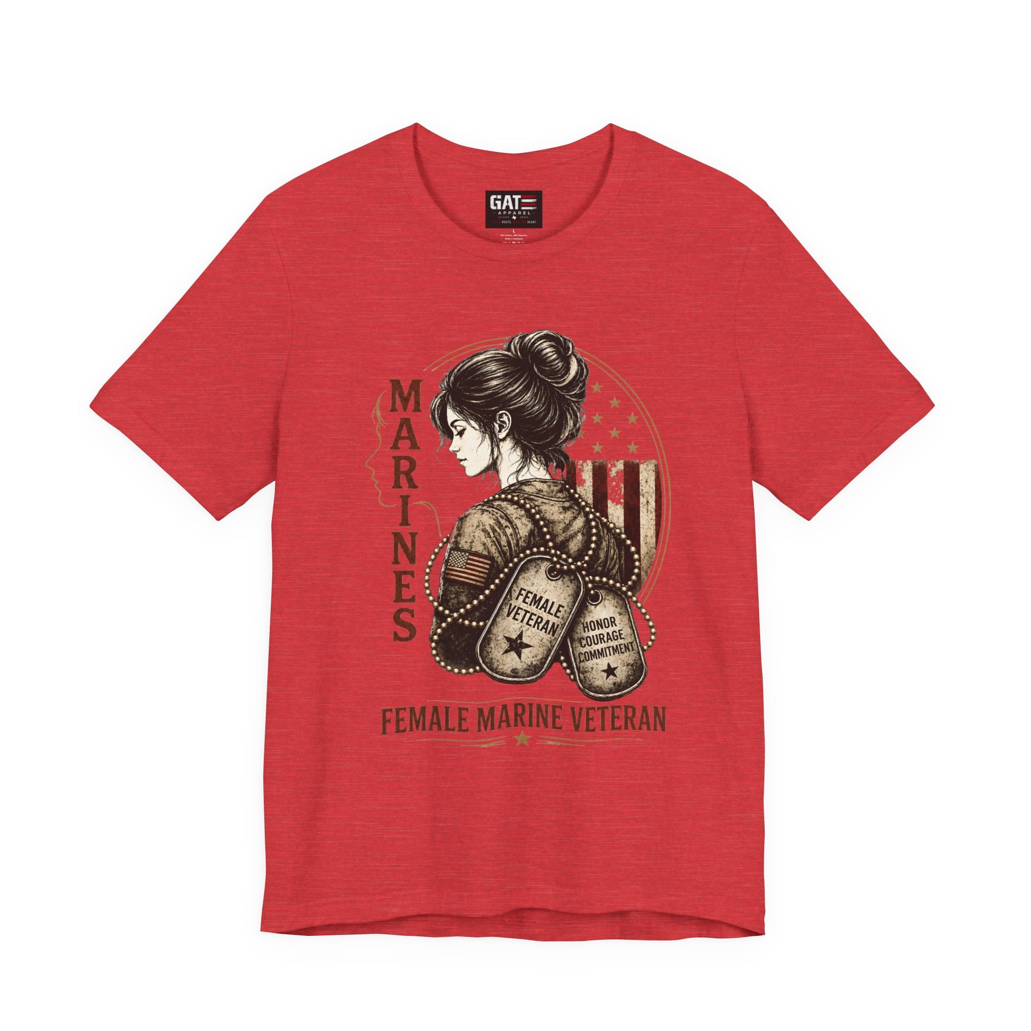 Female Marine Veteran Shirt Women Veteran Tee, Female Veteran Gift, Patriotic Military Shirt Women