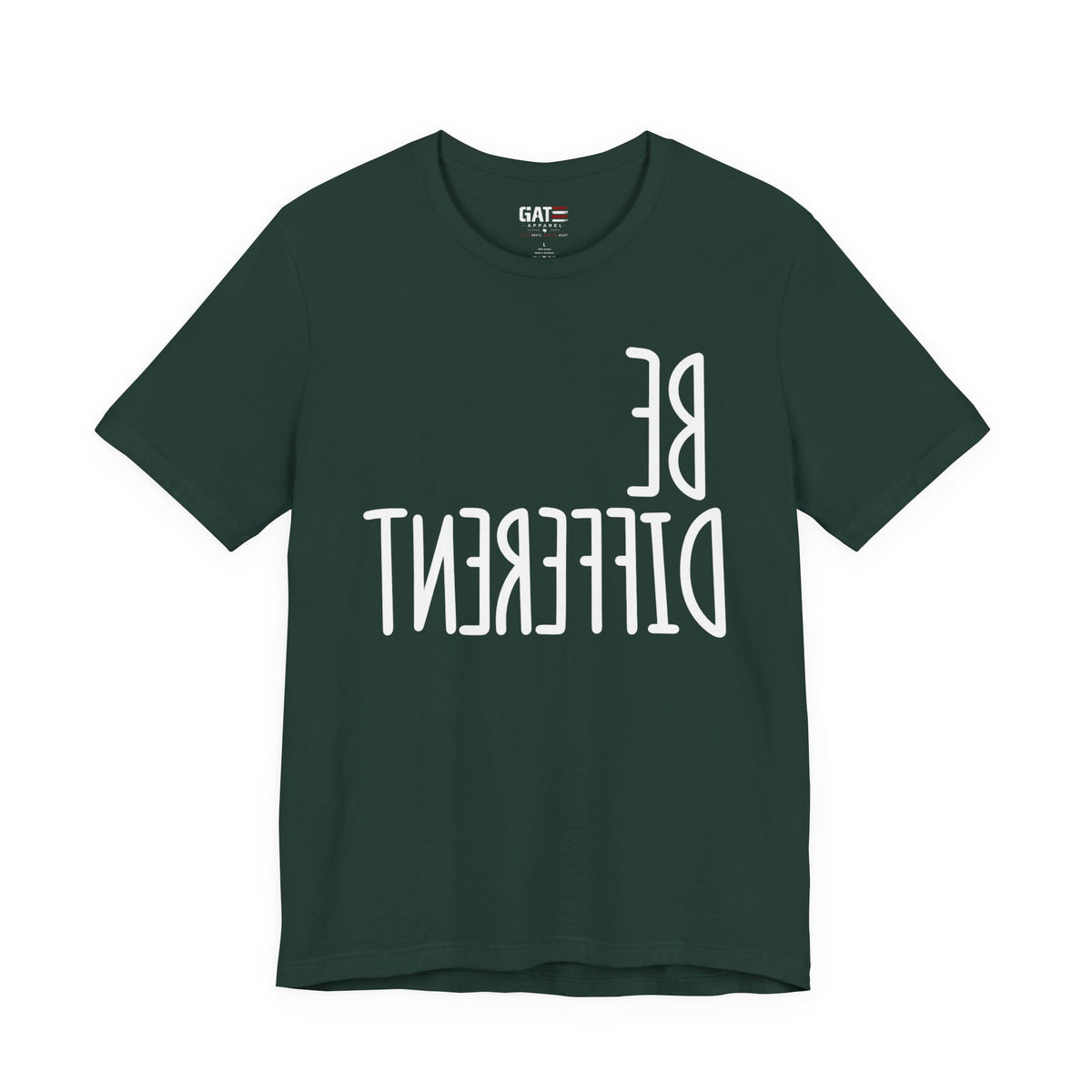 Be Different Upside Down Lettering Graphic T-Shirt - product image 8