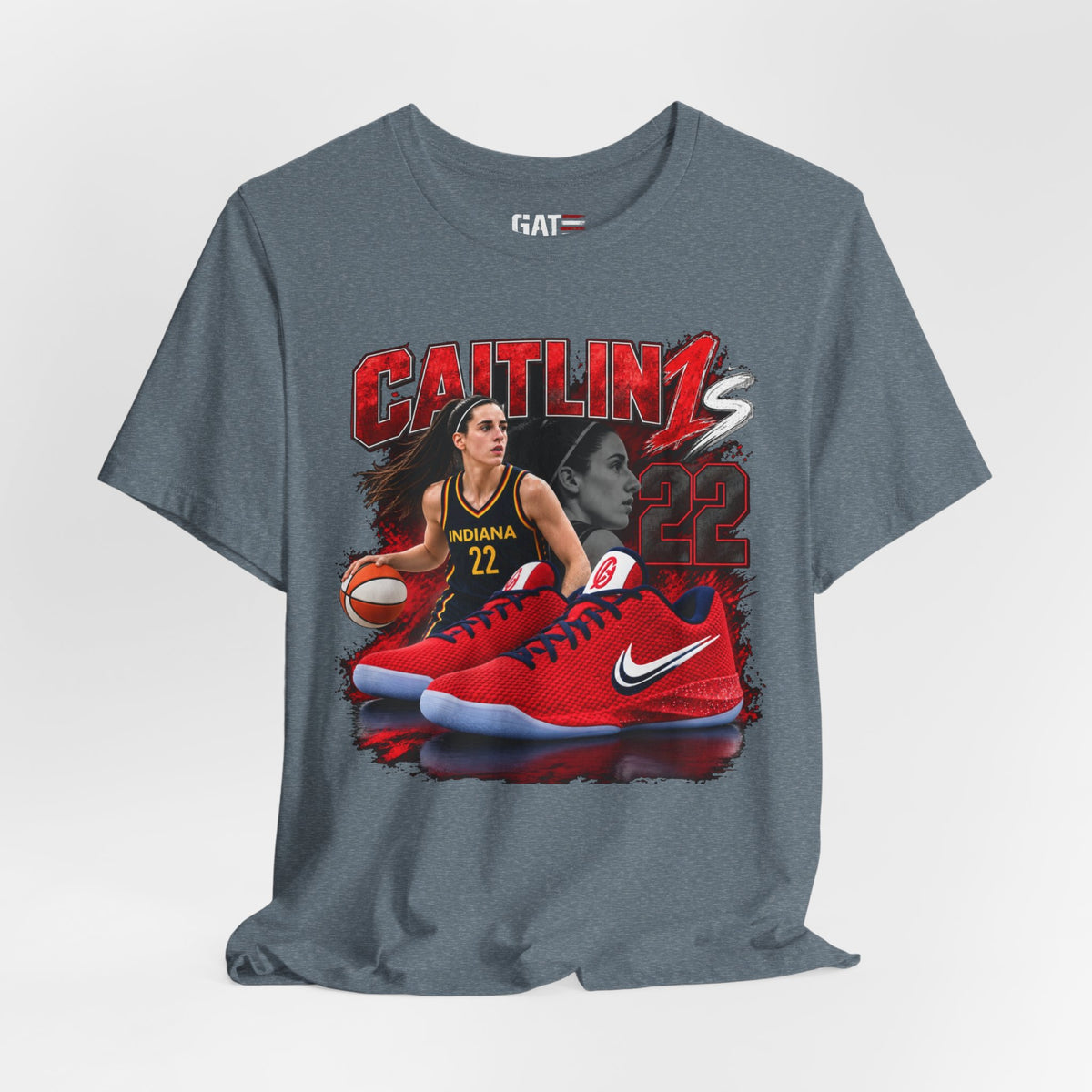 Caitlin Clark Caitlin 1s USA Reds Sneaker Shirt