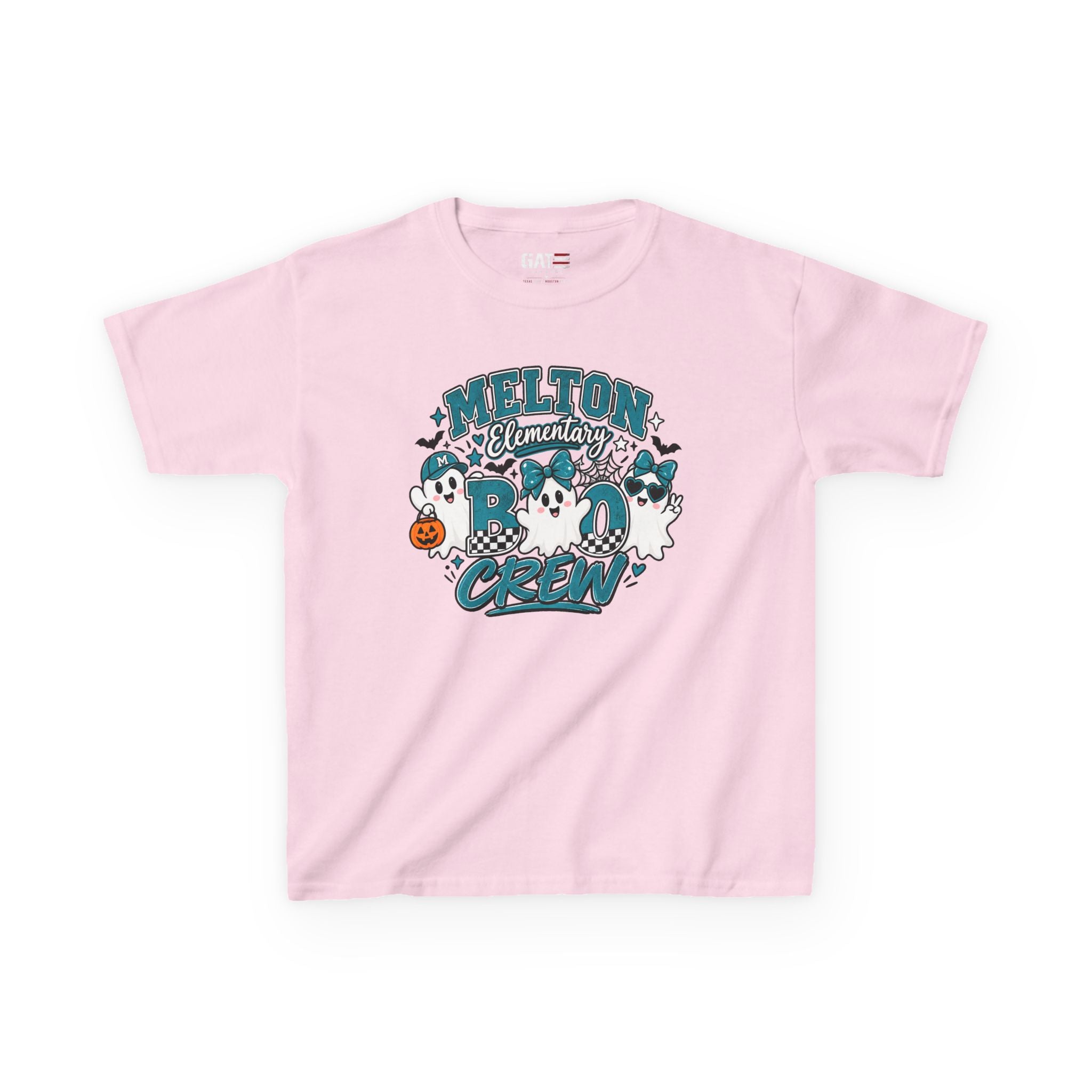 Melton Elementary Kids Boo Crew' Halloween T-Shirt