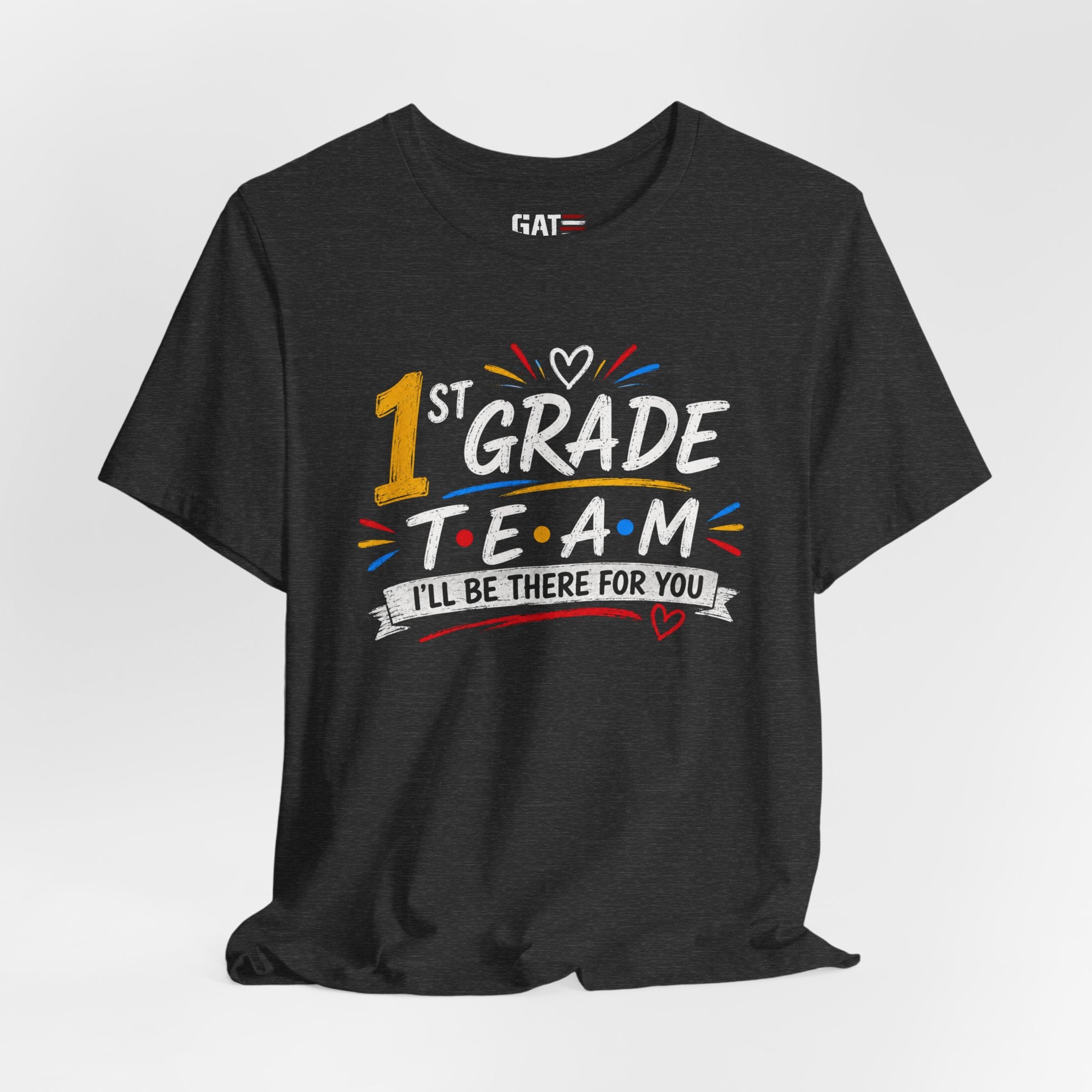1st Grade Team Tee, Teacher Squad Shirt, Color Dot Inspired Teacher Shirt, Grade Level Team Gift, School Staff Apparel, Friends Theme