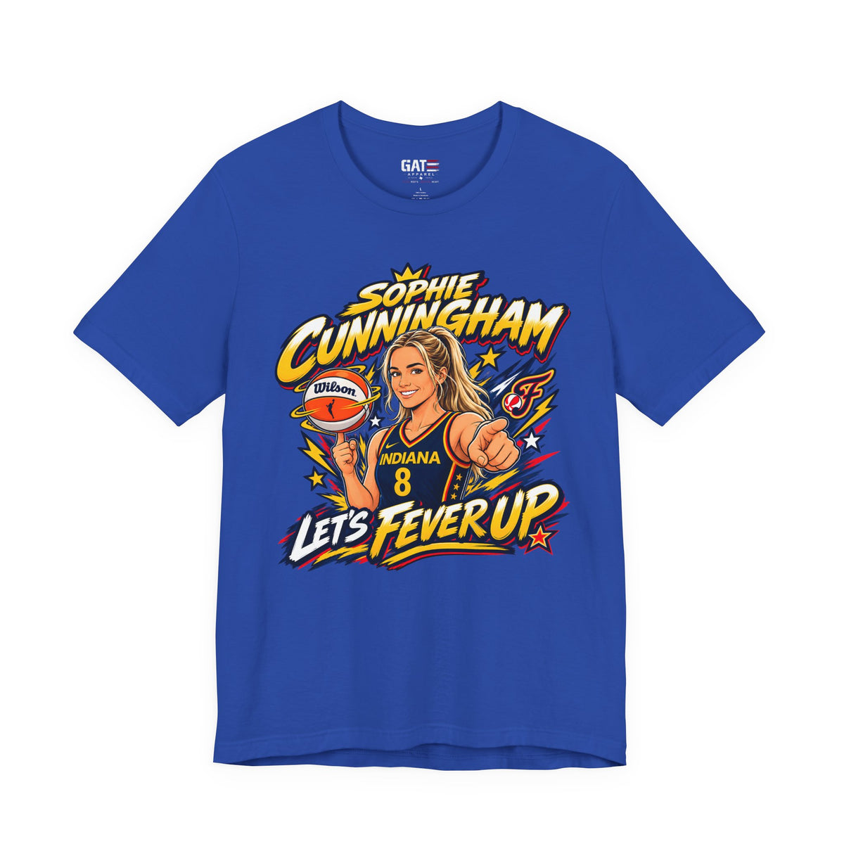Sophie Cunningham #8 Fever Up Shirt | Indiana Fever Tee