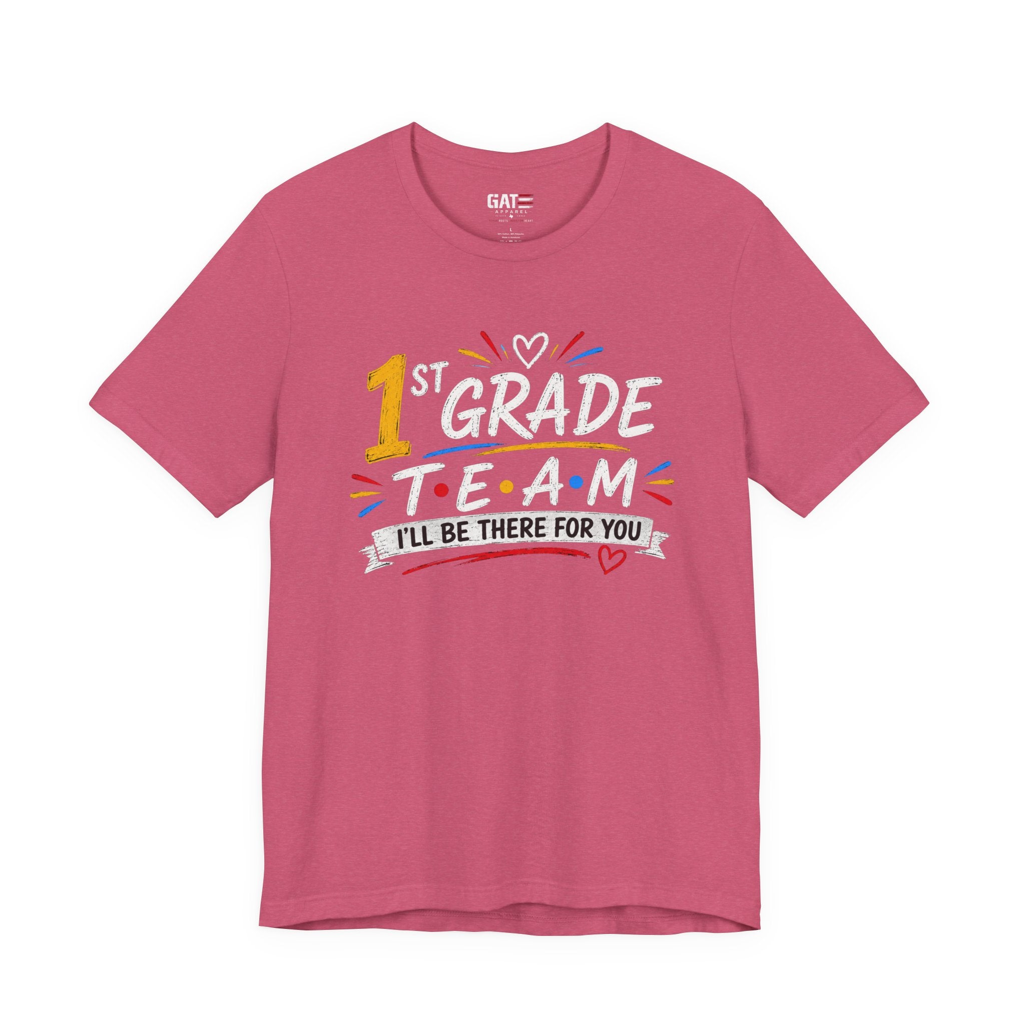 1st Grade Team Tee, Teacher Squad Shirt, Color Dot Inspired Teacher Shirt, Grade Level Team Gift, School Staff Apparel, Friends Theme