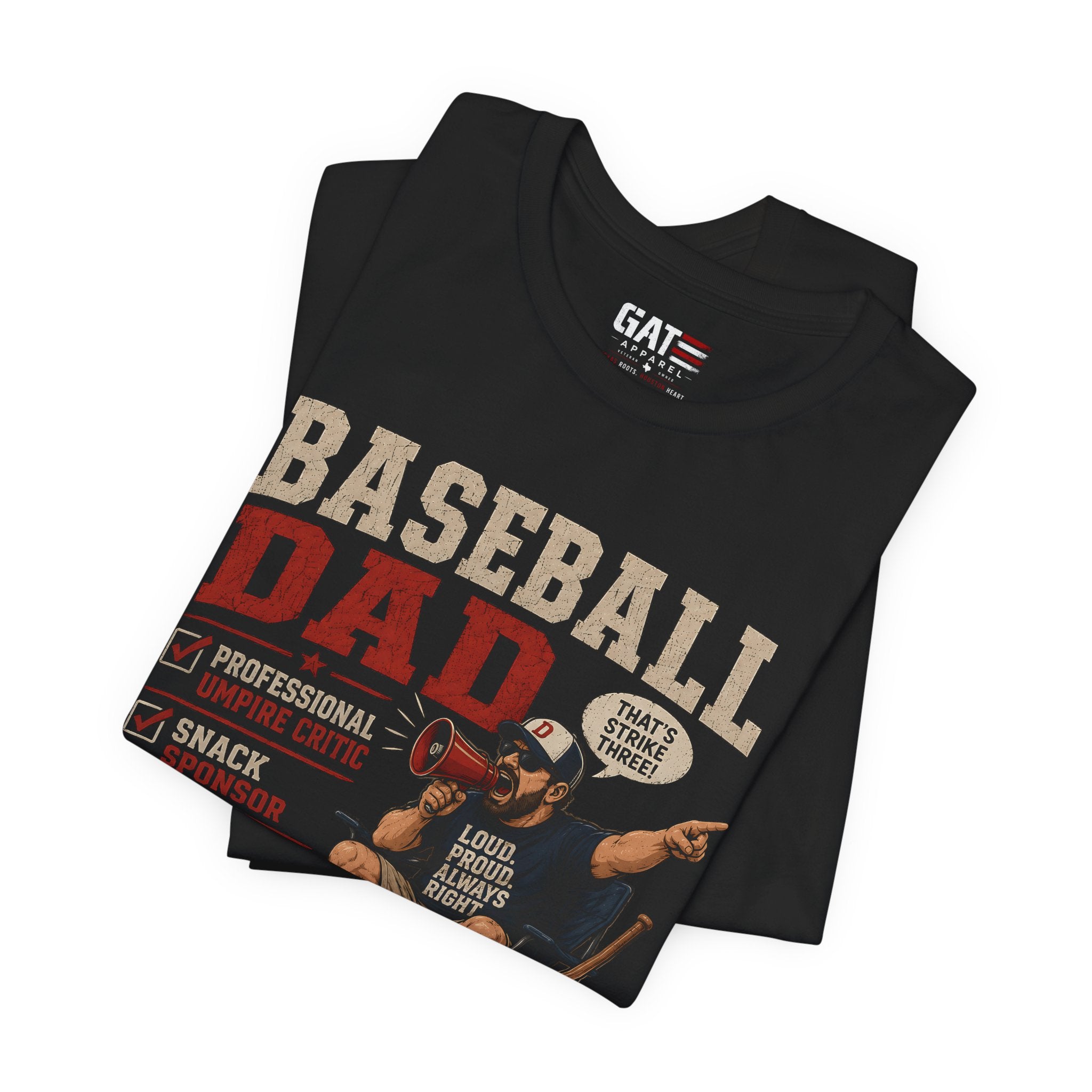 Baseball Dad Shirt, Funny Baseball Dad Gift, Travel Ball Dad Tee, Baseball Parent Shirt, Coach Dad Shirt, Game Day Dad Shirt