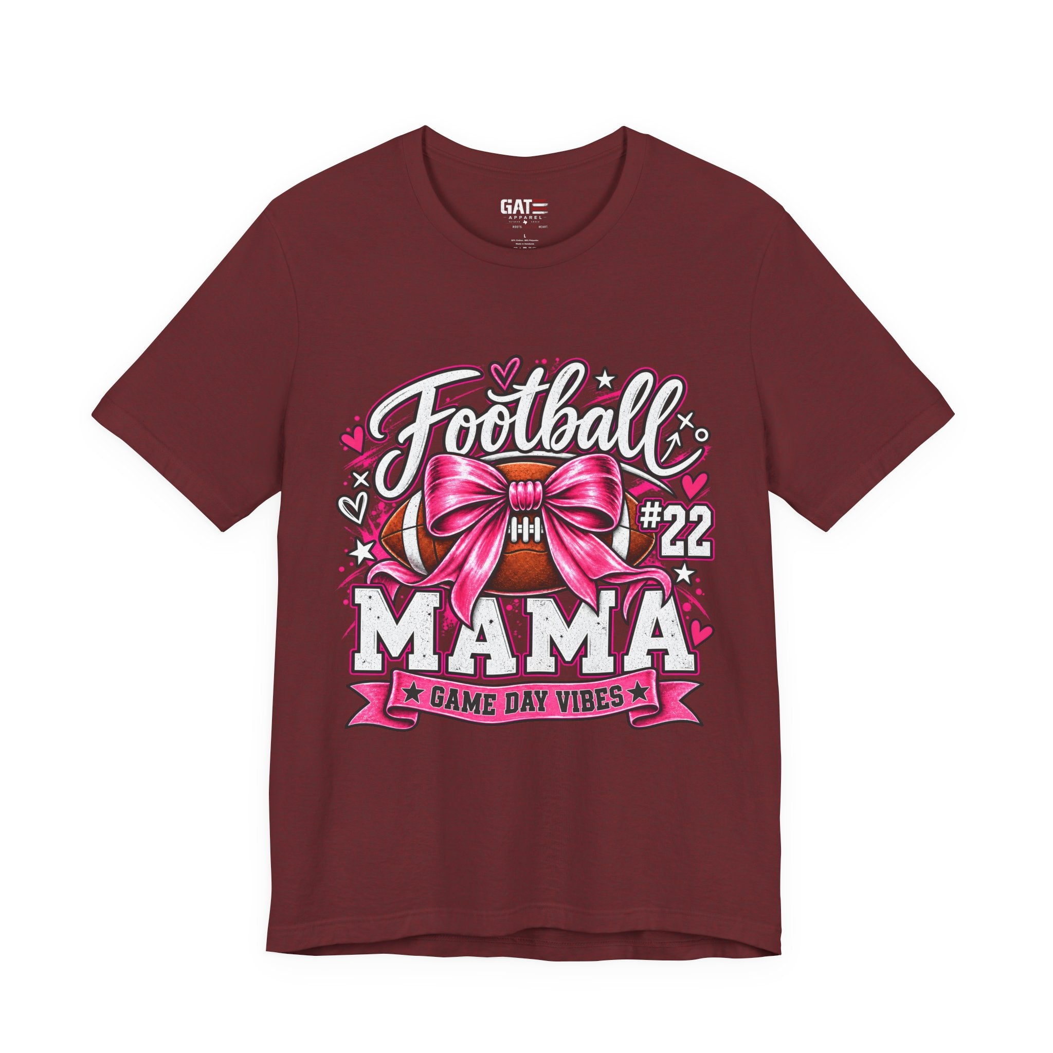 Football Mom Personalized Shirt Custom Player Name Number Player Game Day Tee