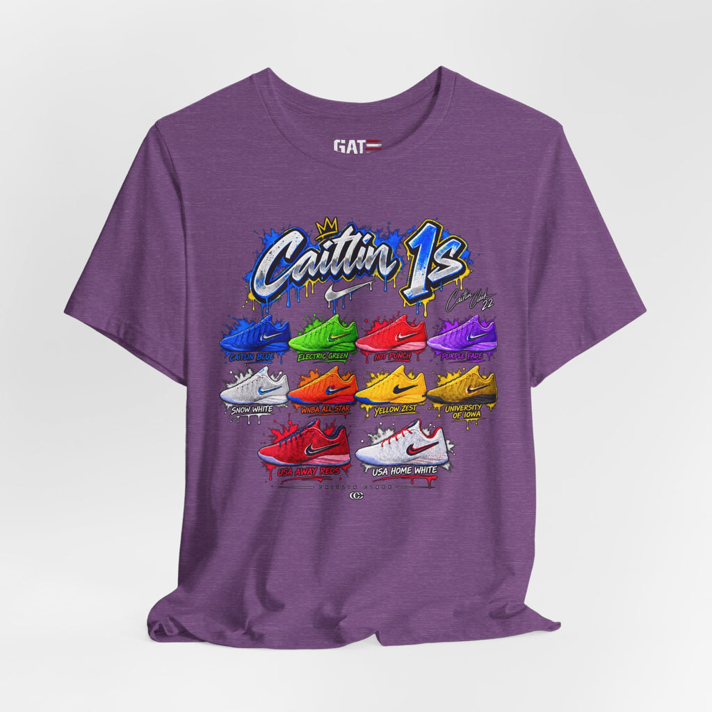 Caitlin Clark Caitlin 1s Sneaker Shirt | Indiana Fever Tee
