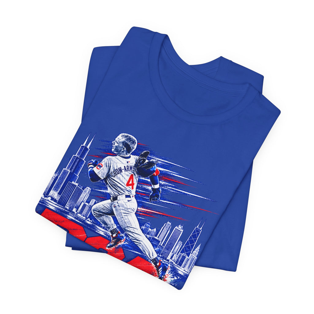 Chicago Cubs Pete Crow-Armstrong No. 4 Skyline T-Shirt - product image 10
