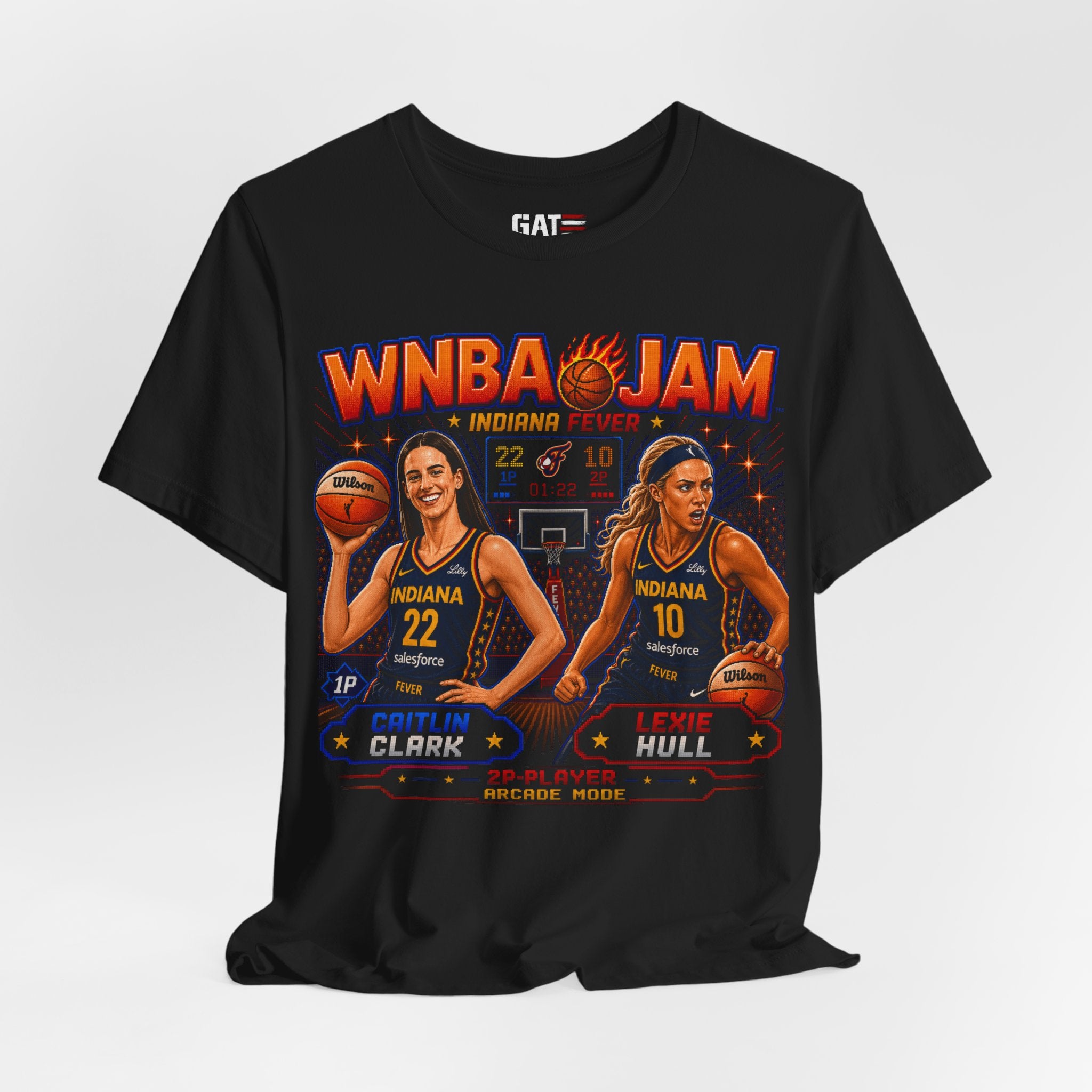 Indiana Fever Caitlin Clark and Lexie Hull Shirt WNBA JAM Tee