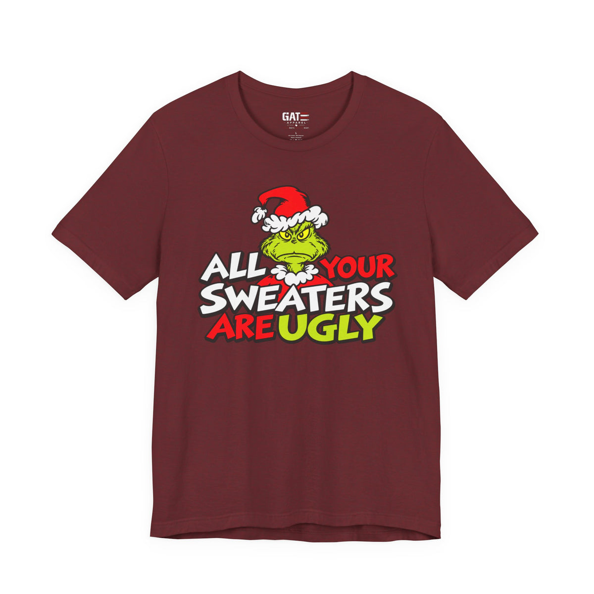 Grinch 'All Your Sweaters Are Ugly' Christmas Tee - product image 8