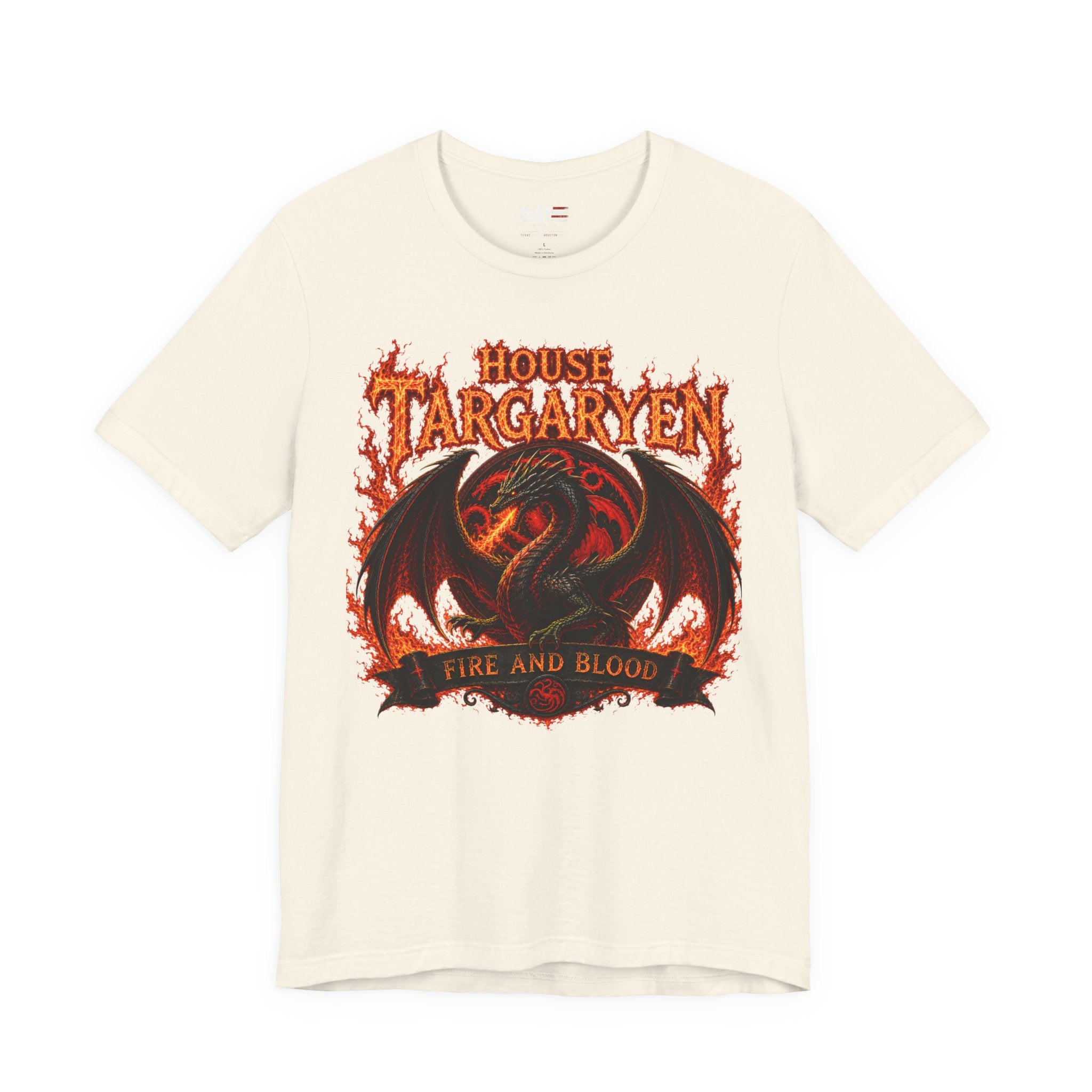 Targaryen Dragon Tee — "House Targaryen: Fire and Blood" Graphic T-Shirt