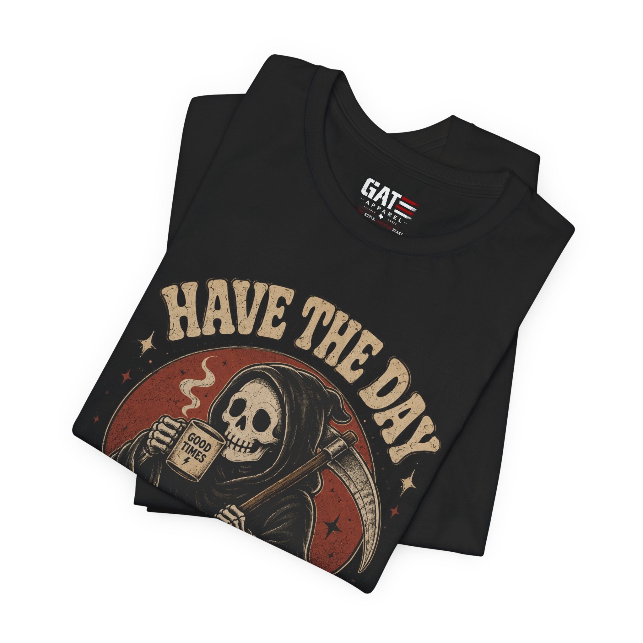 Have the Day You Deserve Shirt, Funny Sarcastic Tee, Dark Humor Shirt, Coffee Lover Gift, Funny Quote Graphic T-Shirt