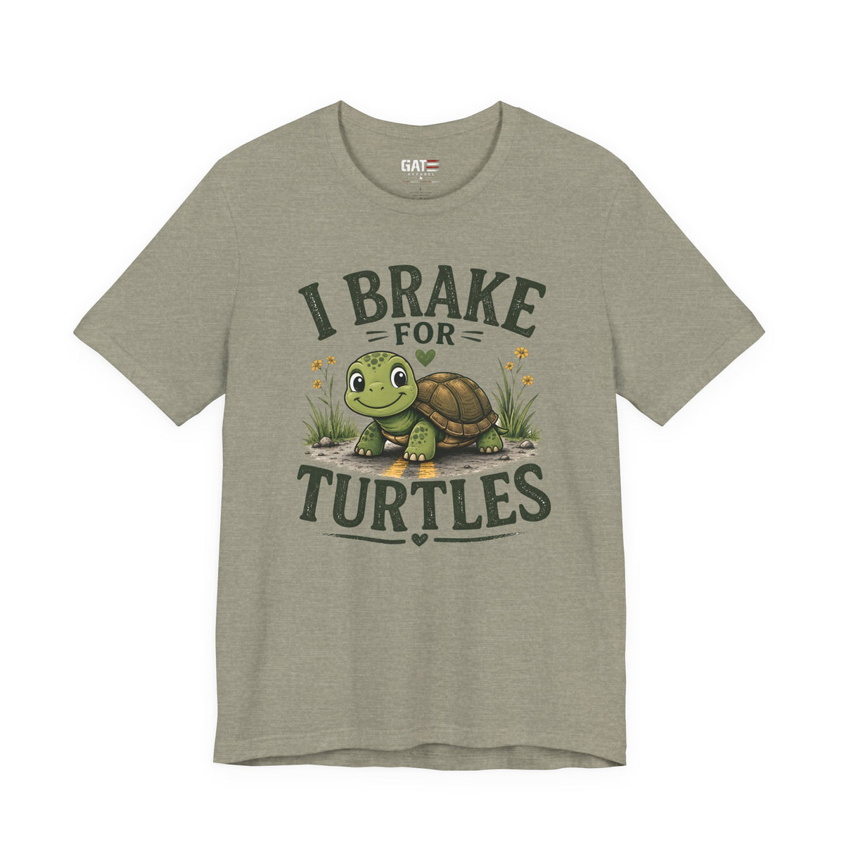 I Brake for Turtles Shirt | Funny Turtle Lover Tee