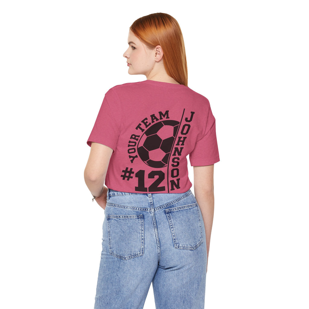 Soccer Mom Tee — Personalized Back Number & Name Soccer Shirt
