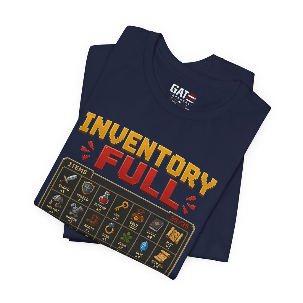 Inventory Full | Retro Gaming Shirt