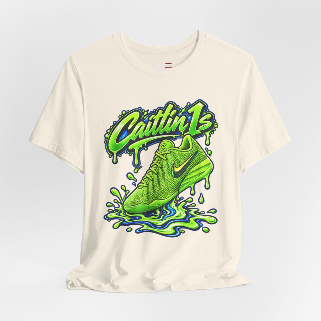 Caitlin Clark Caitlin 1s Electric Green Sneaker Shirt