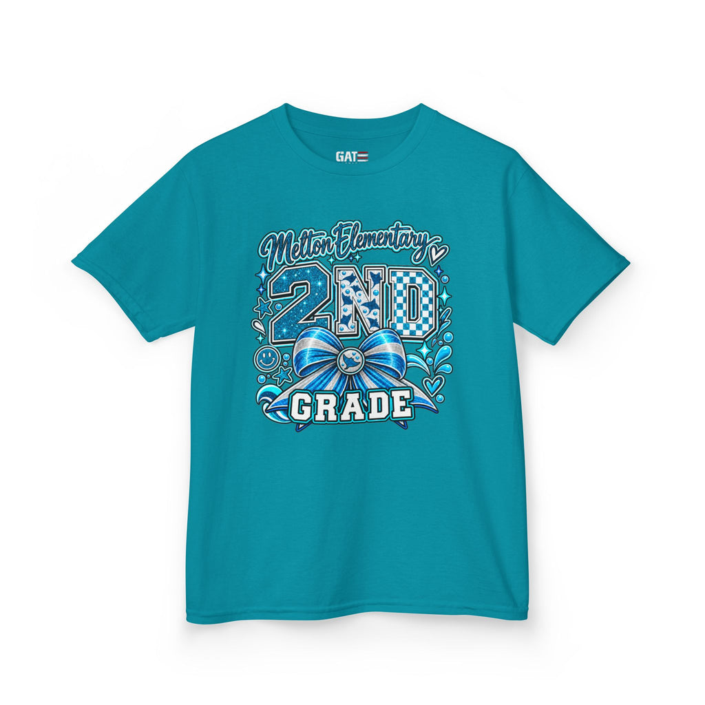 Melton 2nd Grade Kids T‑Shirt — Ribbon Design