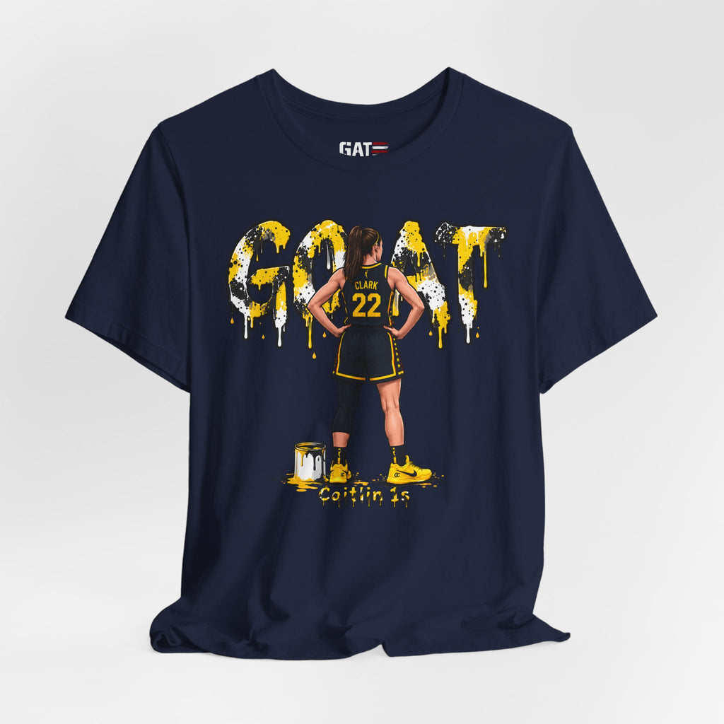 Caitlin Clark Caitlin 1s GOAT Yellow Sneaker Shirt