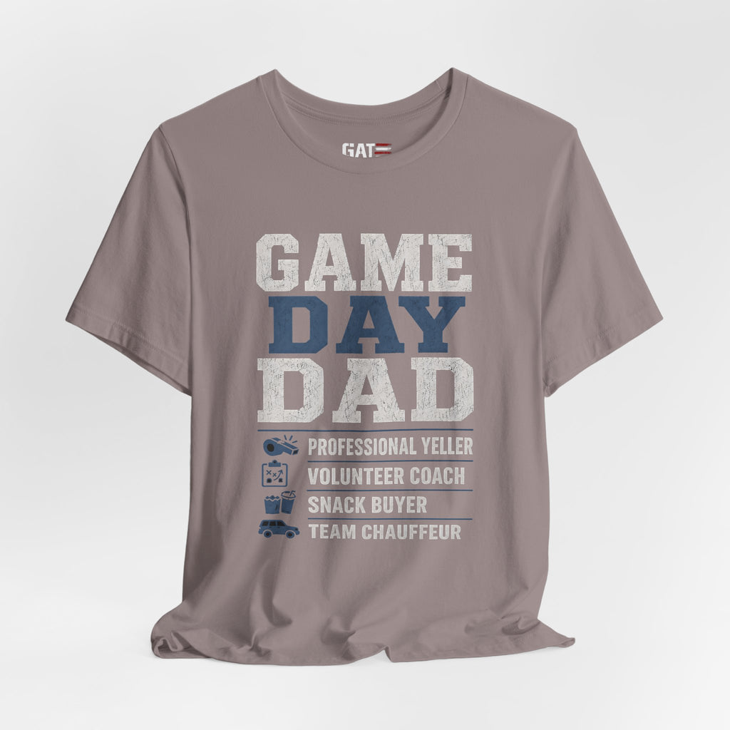 Game Day Dad Shirt, Father's Day Gift for Dad, Football Dad Tee, Baseball Dad Shirt, Team Chauffeur Coach Dad Tee