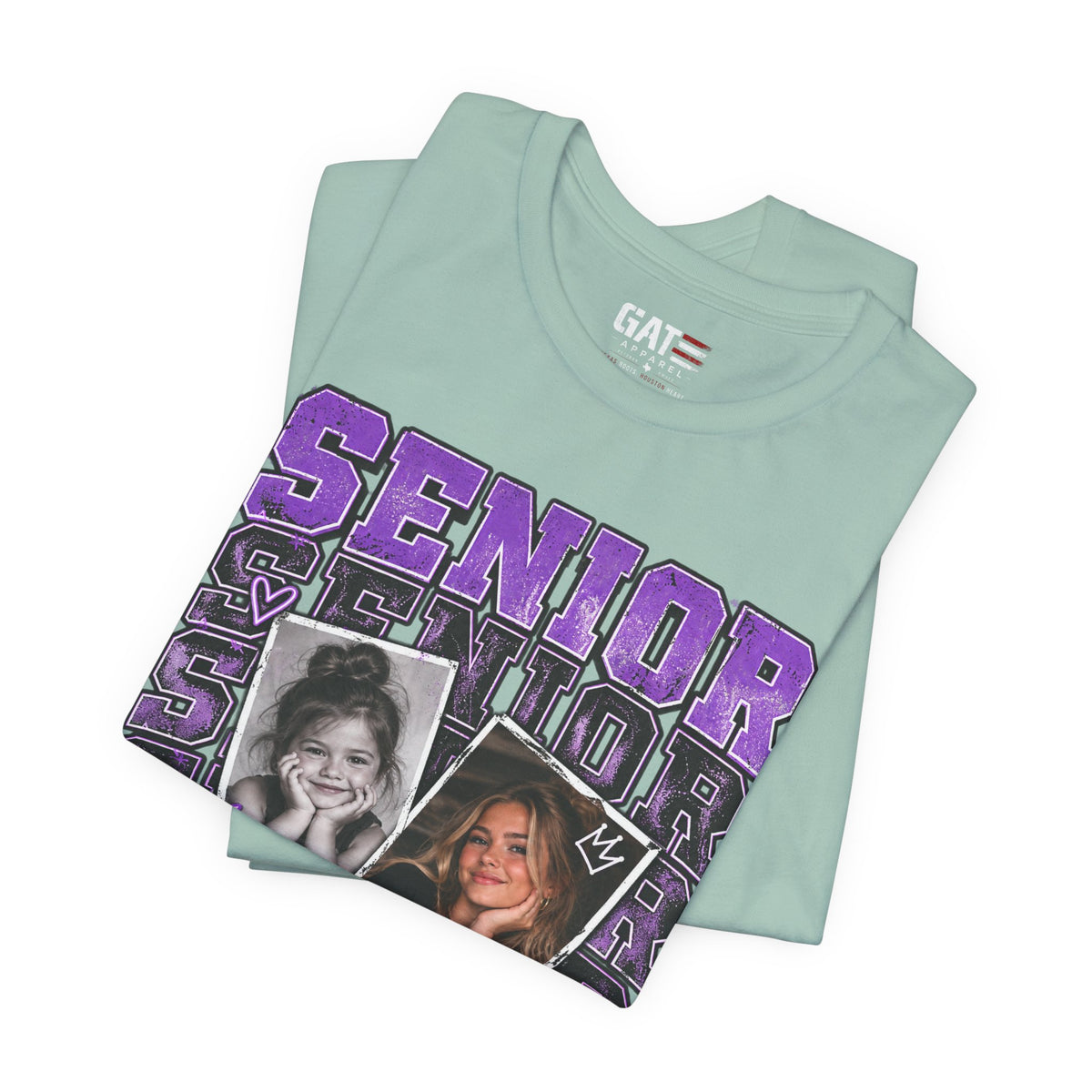 Senior 2027 Then & Now Yearbook Photo Shirt