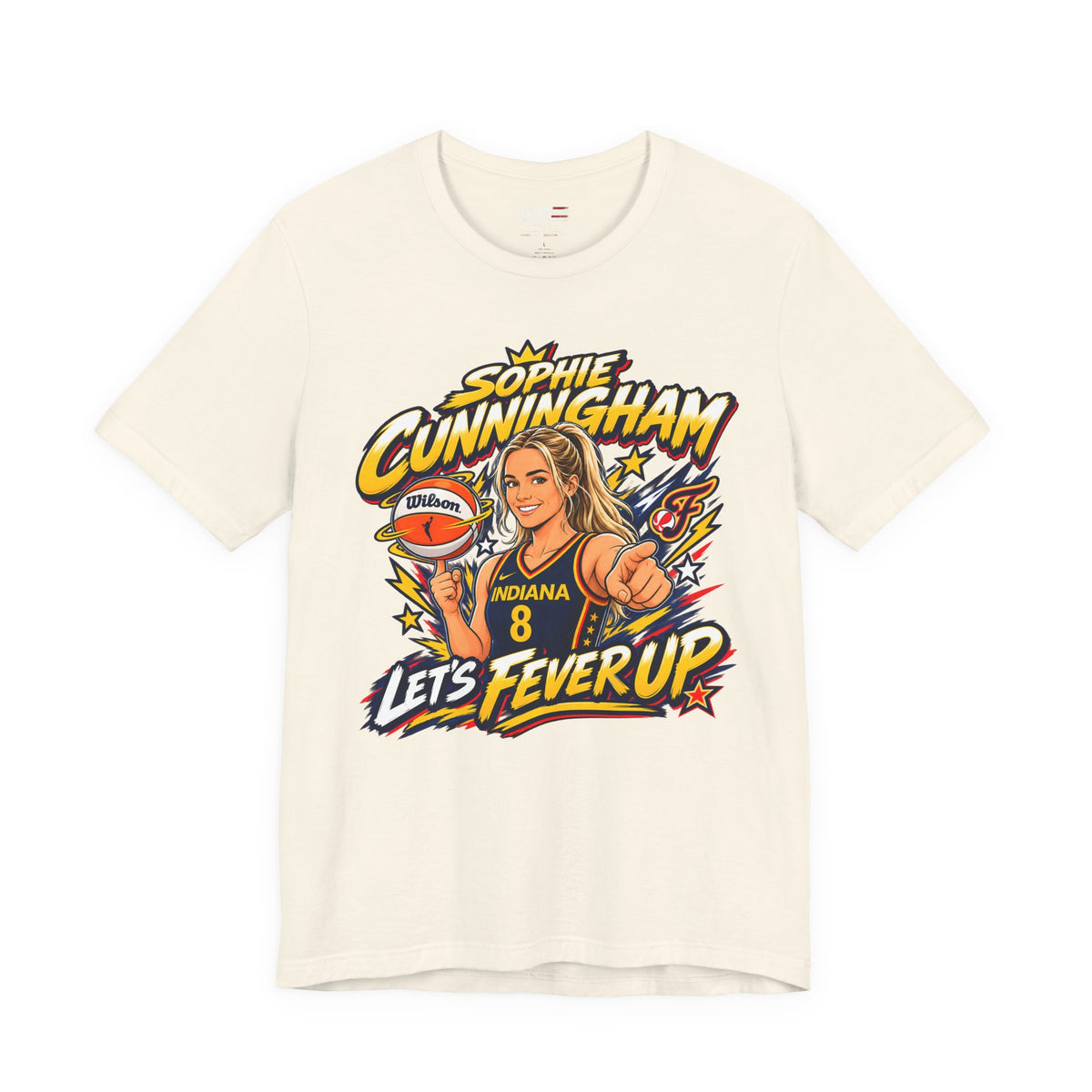 Sophie Cunningham #8 Fever Up Shirt | Indiana Fever Tee