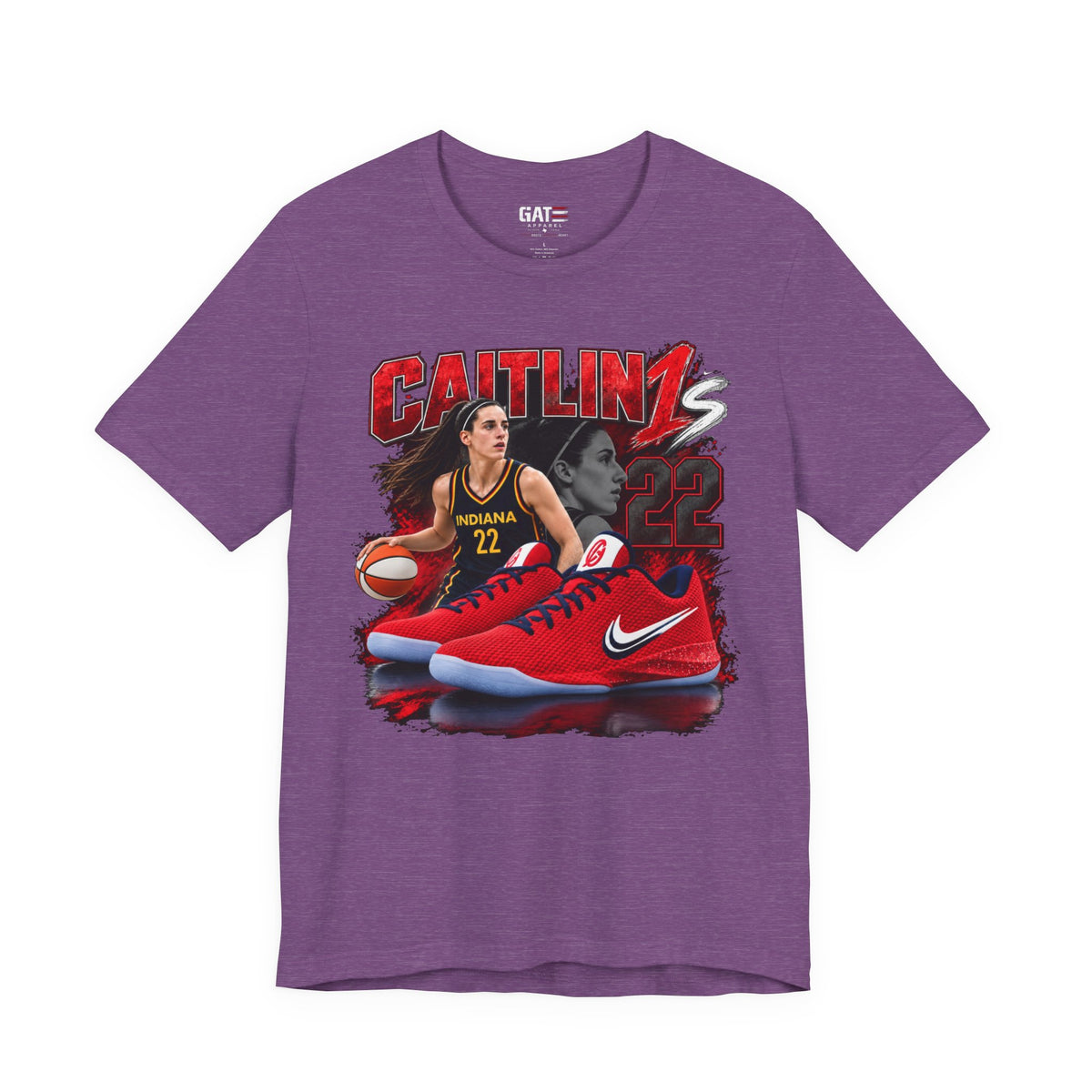 Caitlin Clark Caitlin 1s USA Reds Sneaker Shirt