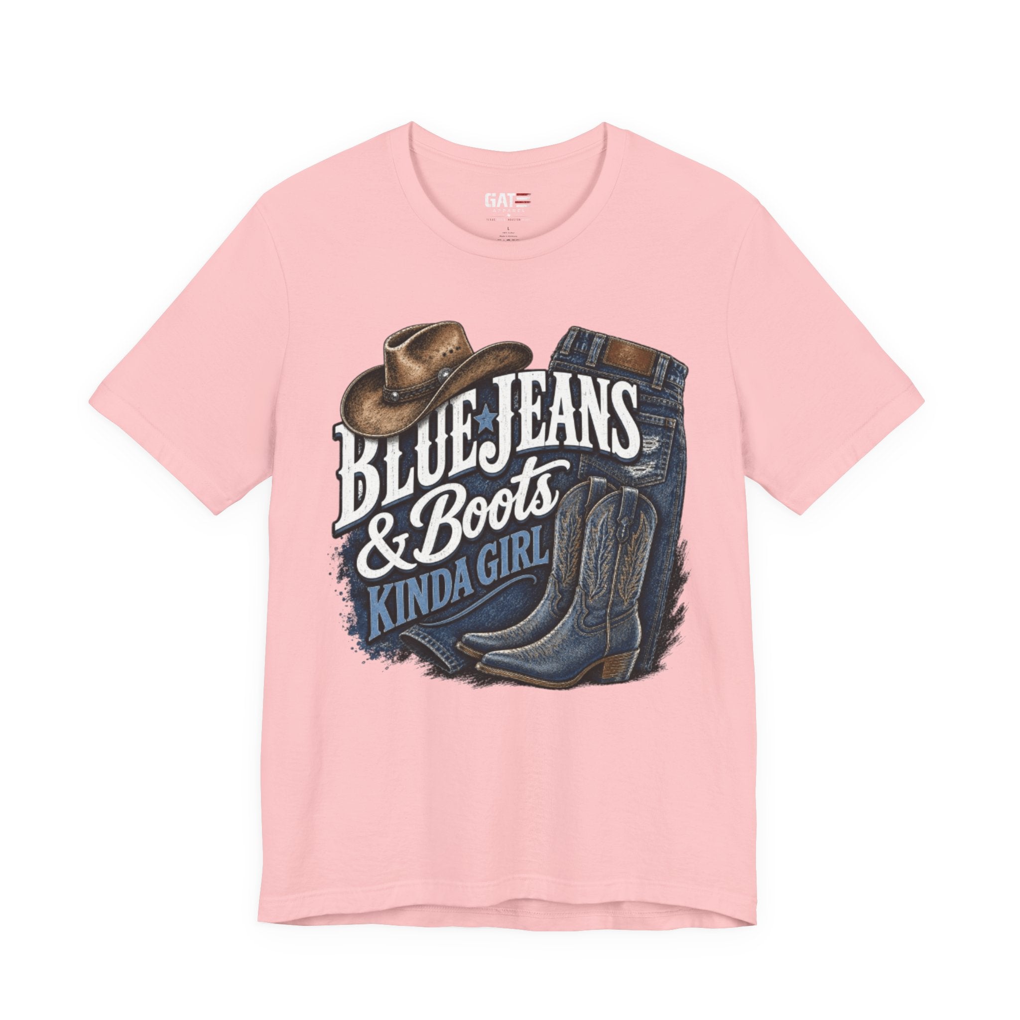 Blue Jeans & Boots Kinda Girl Country Cowgirl T‑Shirt