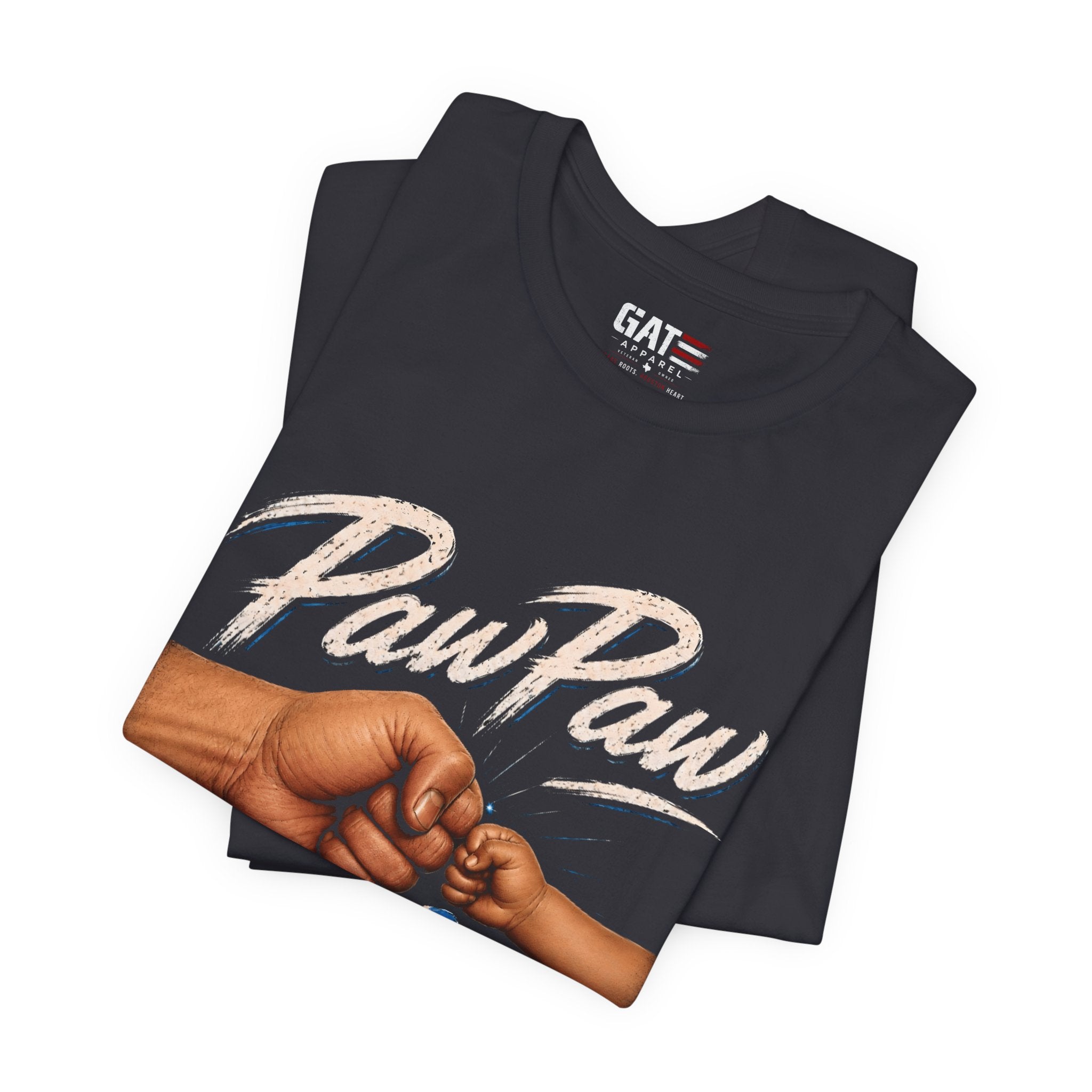PawPaw Life Tee Style 3 | Grandpa Fist Bump Grandfather Shirt