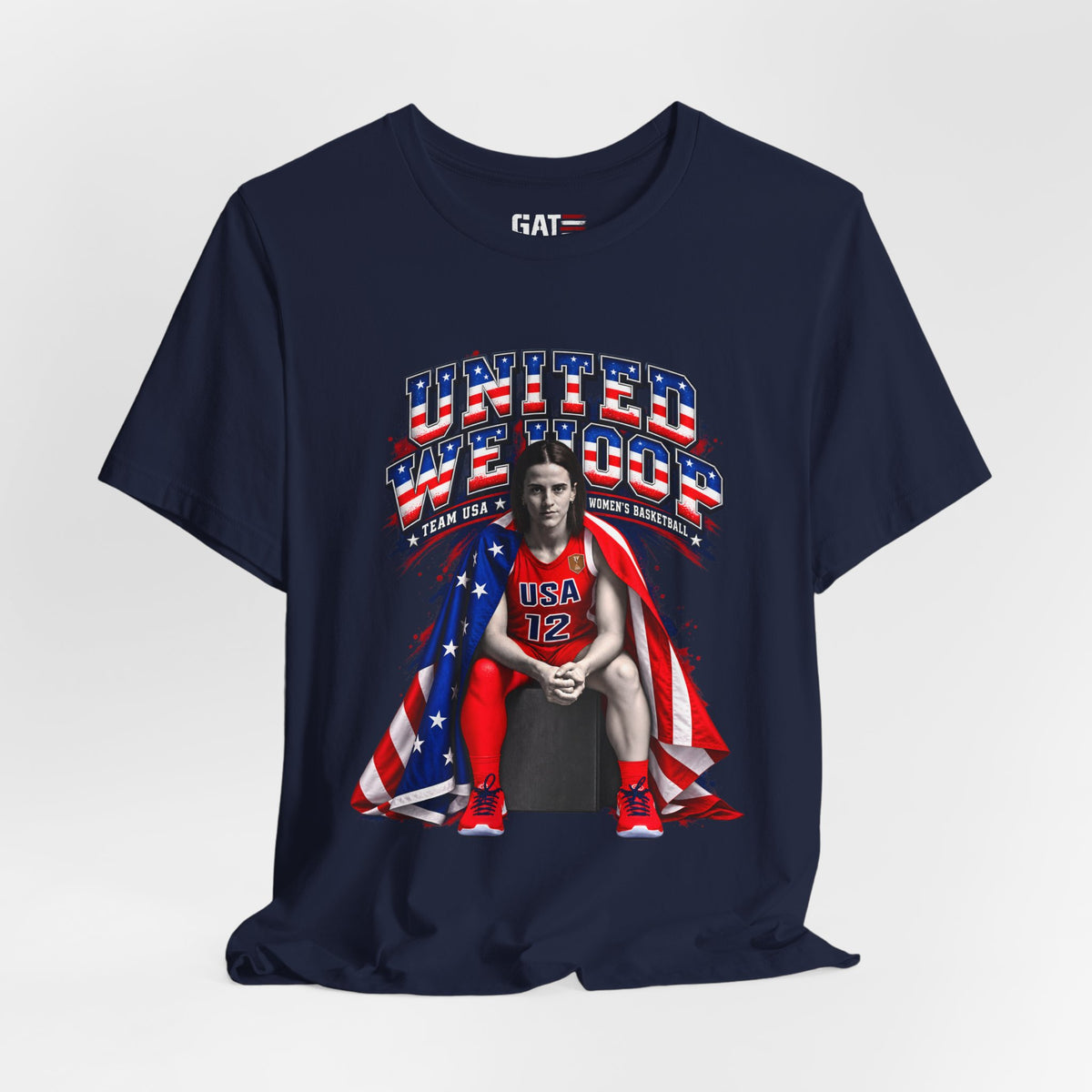 Caitlin Clark Team USA Shirt | WNBA Tee Style 2