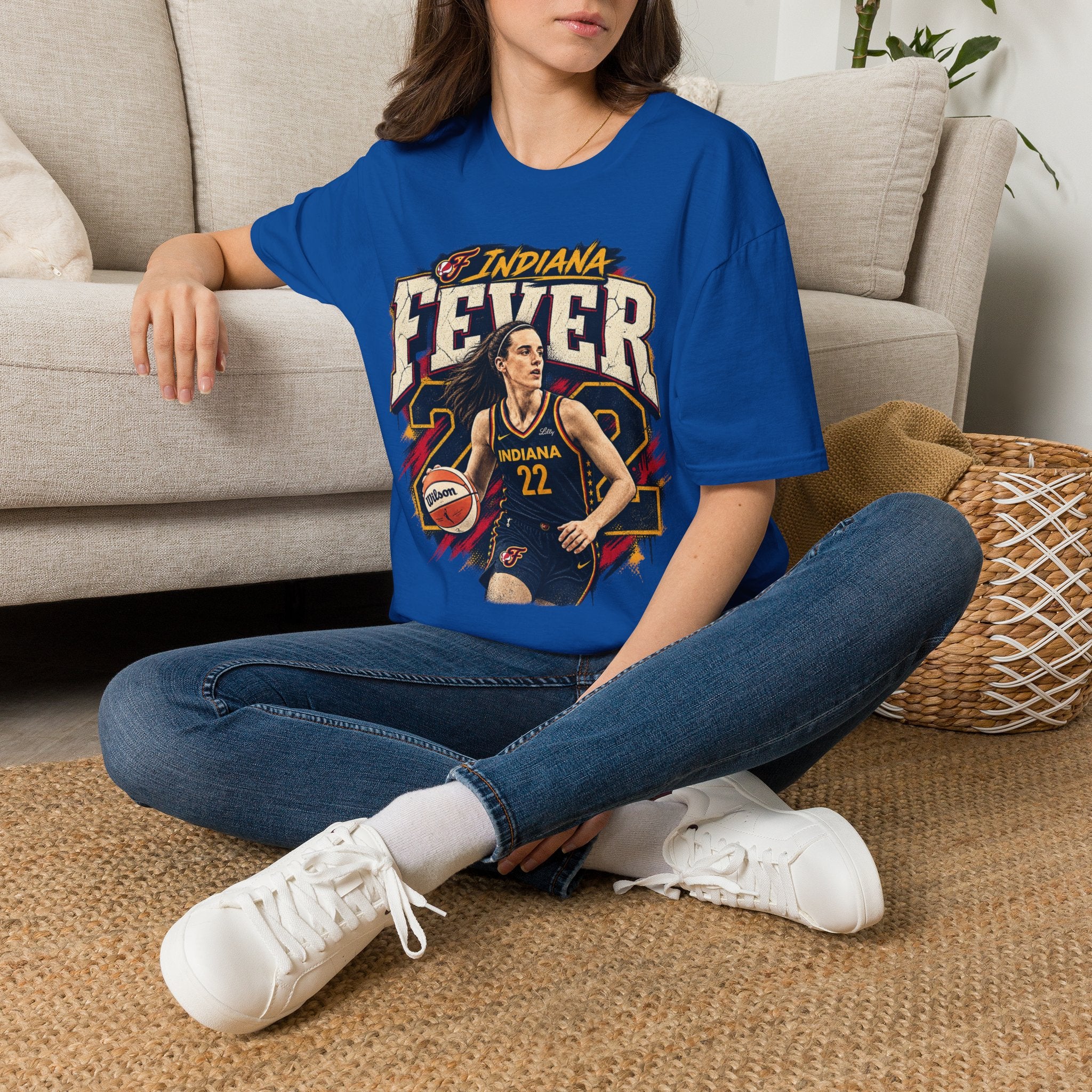 Caitlin Clark Indiana Fever WNBA Basketball Graphic T Shirt Women's Fan Tee
