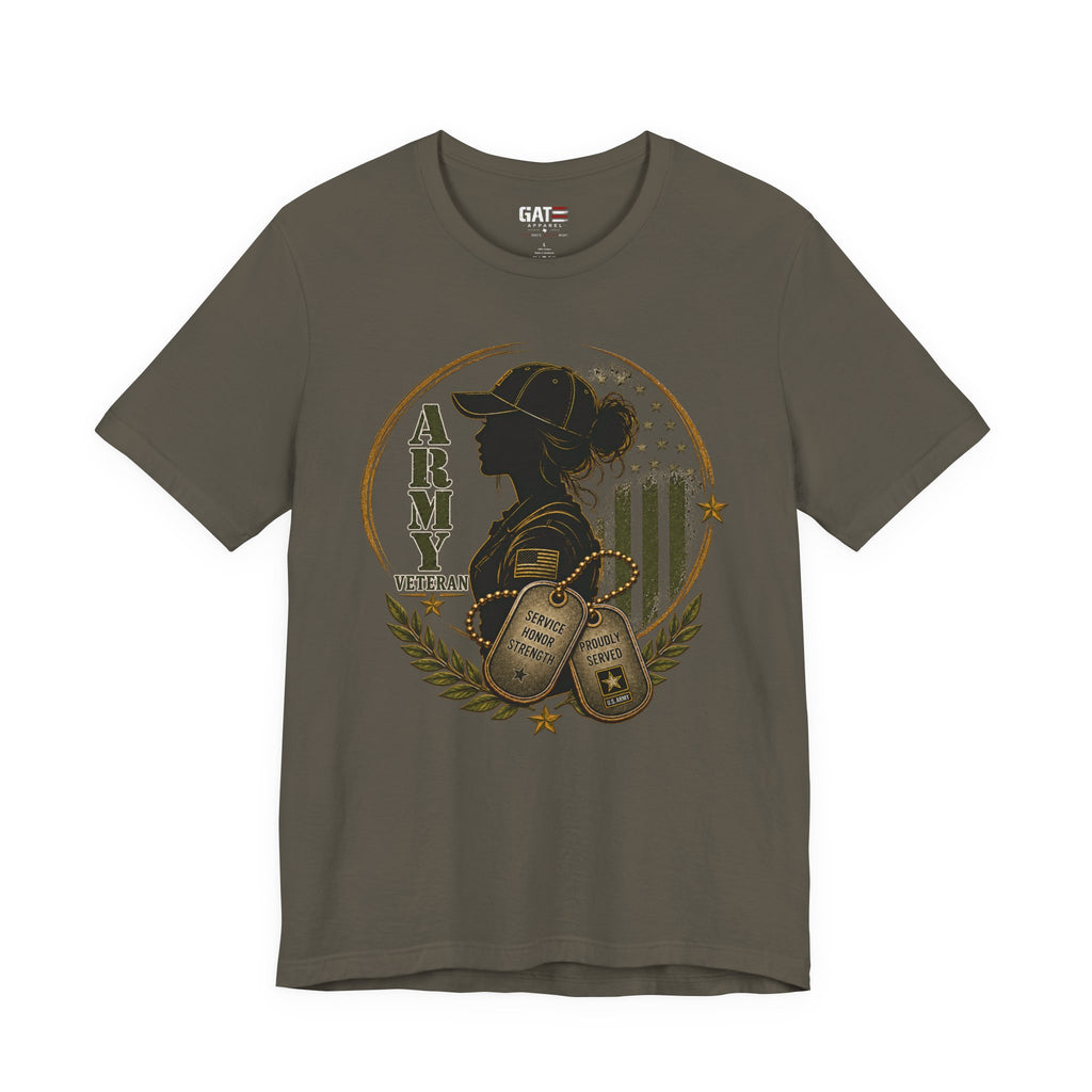 Female Vet Army Veteran Women’s Tee