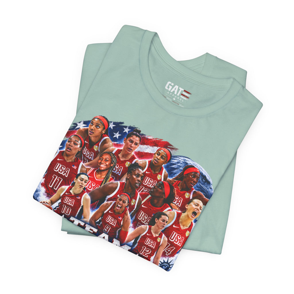 Team USA Women's Basketball Shirt | FIBA Tee 2026 Design 3