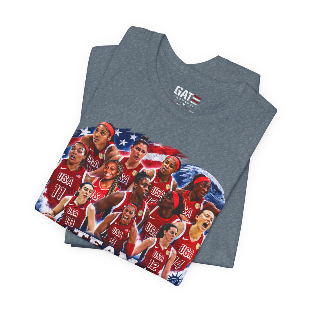Team USA Women's Basketball Shirt | FIBA Tee 2026 Design 3