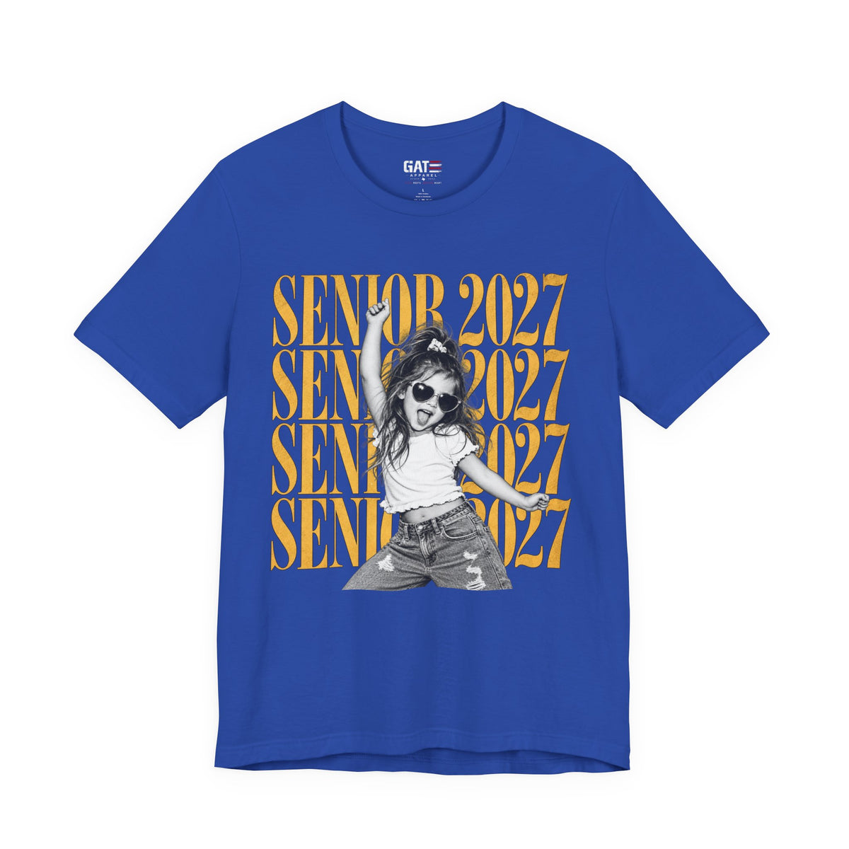 Personalized Senior 2027 Photo Shirt | Graduation Tee