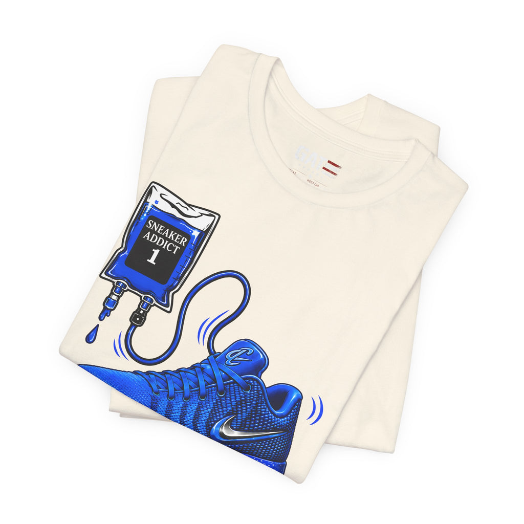 Caitlin Clark Caitlin 1s Addict Blue Sneaker Shirt