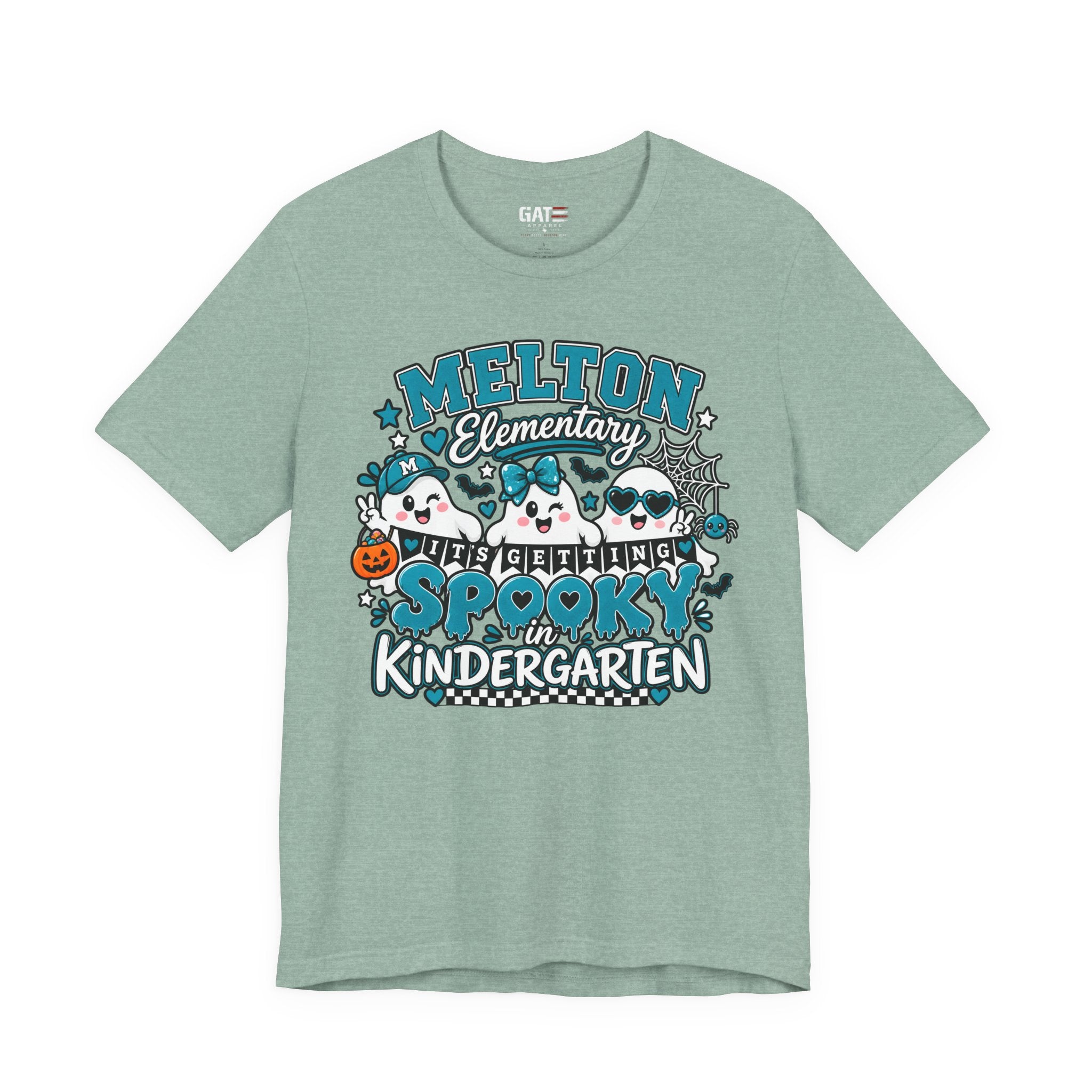 Melton Elementary Spooky Kindergarten Halloween T-Shirt