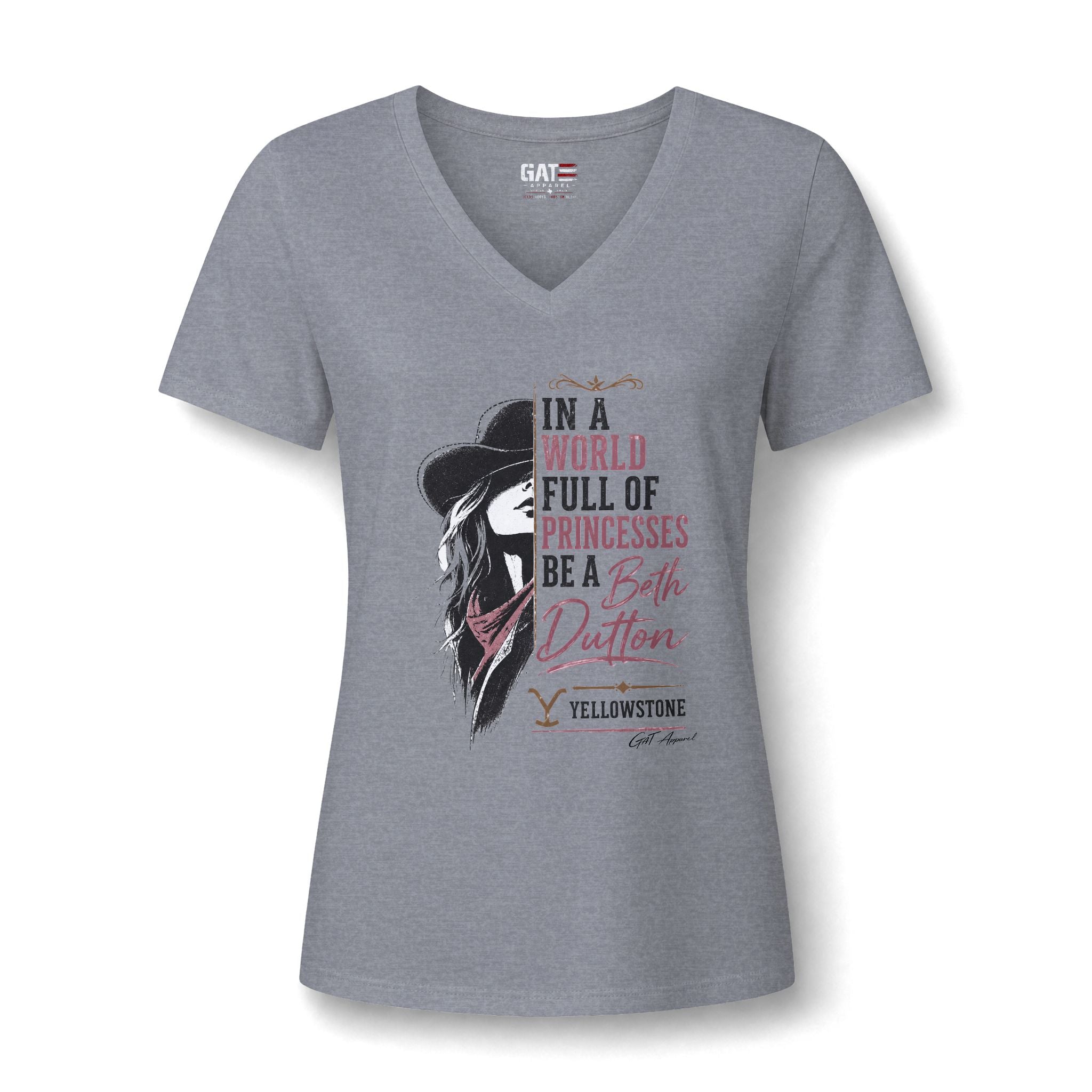 Yellowstone 'Be a Beth Dutton' Women's V-Neck Tee