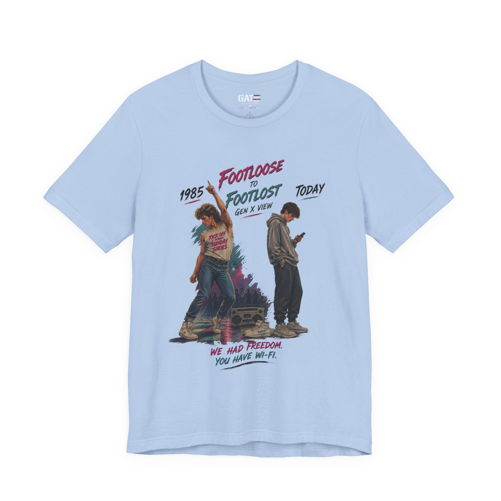 Retro 'Footloose' Movie Graphic Tee — 80s Dance Vintage T-Shirt